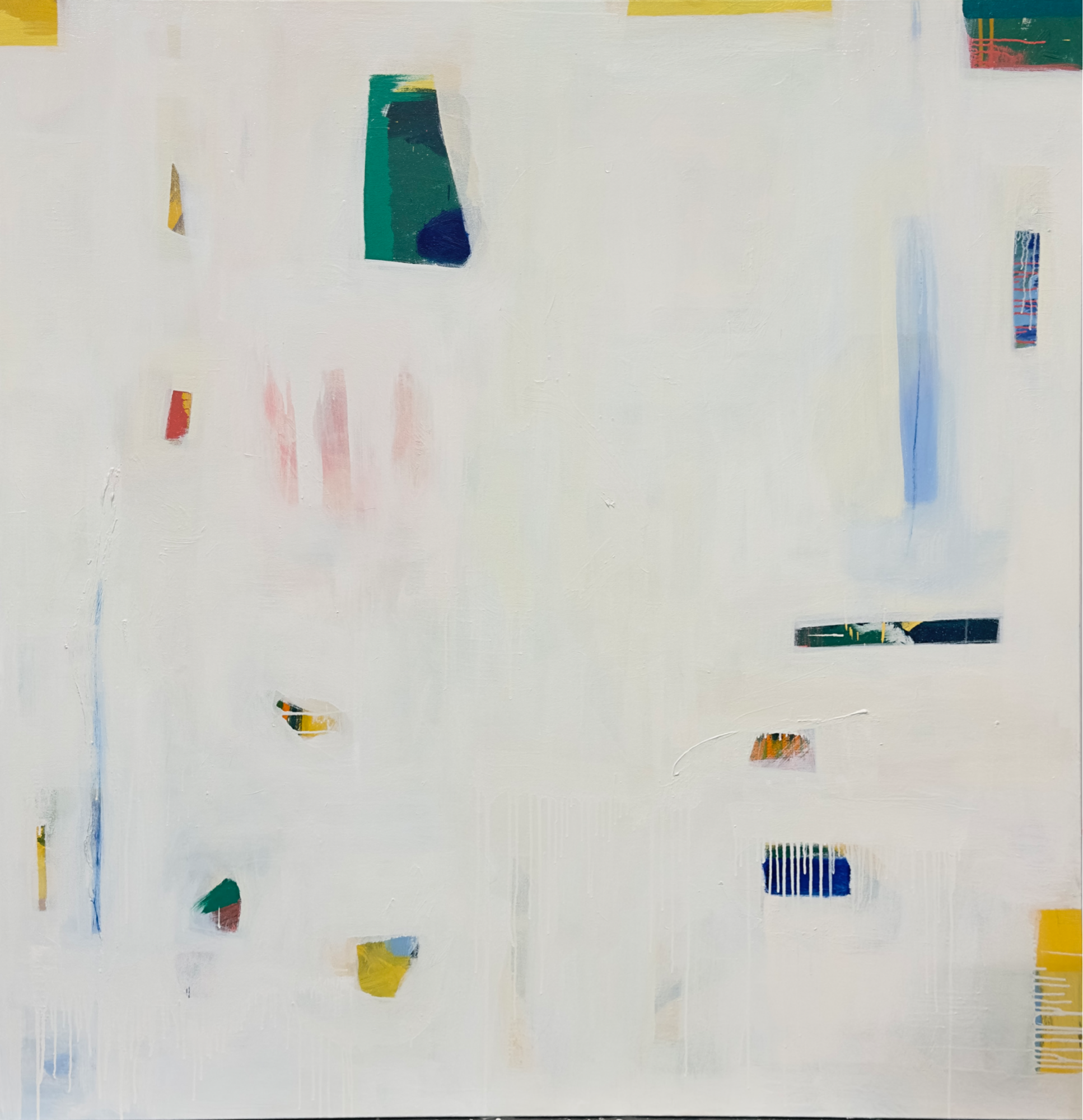 Mindscape 17, 2024, Oil and Oil Stick on Canvas, 60 x 60 inches