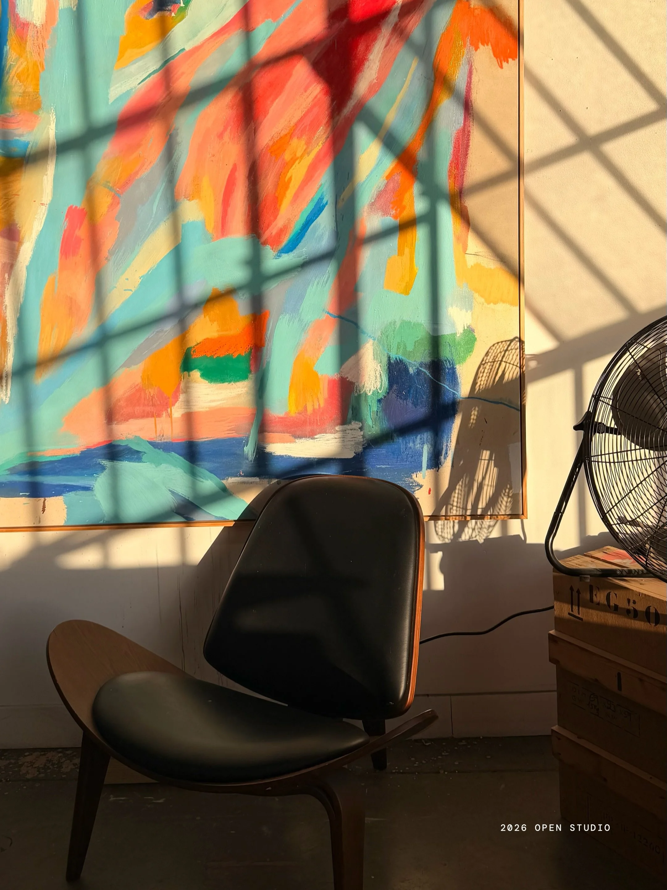 This year&rsquo;s OPEN STUDIO was such a blast. 
Thank you to everyone who came out, even with LA hitting over 100 degrees 🩵💛
I also had my first studio sale this year, if you missed it and want to see what&rsquo;s still available, DM me for the li