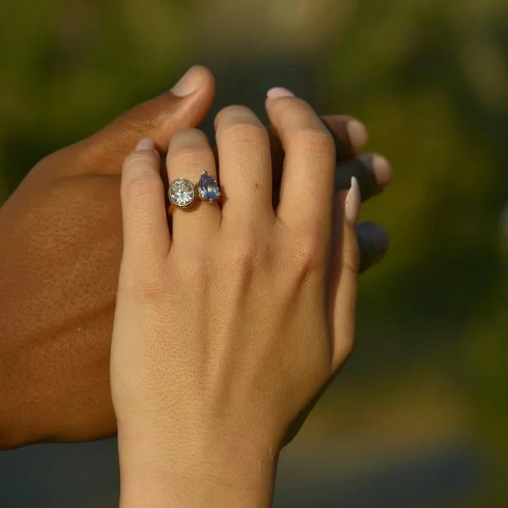 With custom jewellery design, there's a spectrum of how much input a customer wants. A customer can come in with no idea at all, and I’m happy to draw sketches from the top of my head until we find something that catches their eye.
On the othe