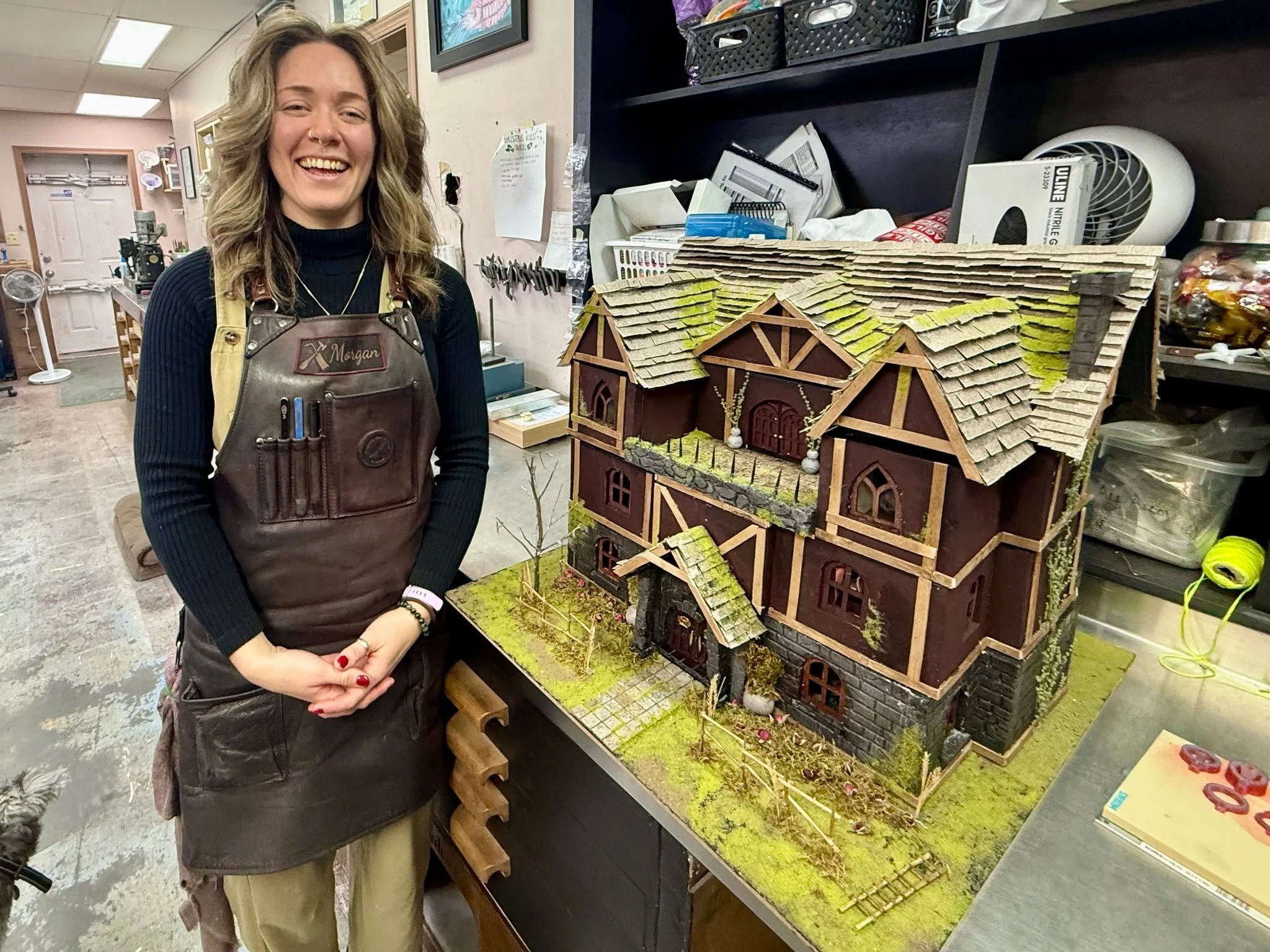 We are so fortunate to have five incredibly talented Goldsmiths on staff, but those skills don&rsquo;t end at the bench. Today I&rsquo;d like to feature our very own Morgan Mudge. With plenty of help and encouragement from her lovely fianc&eacute;, D