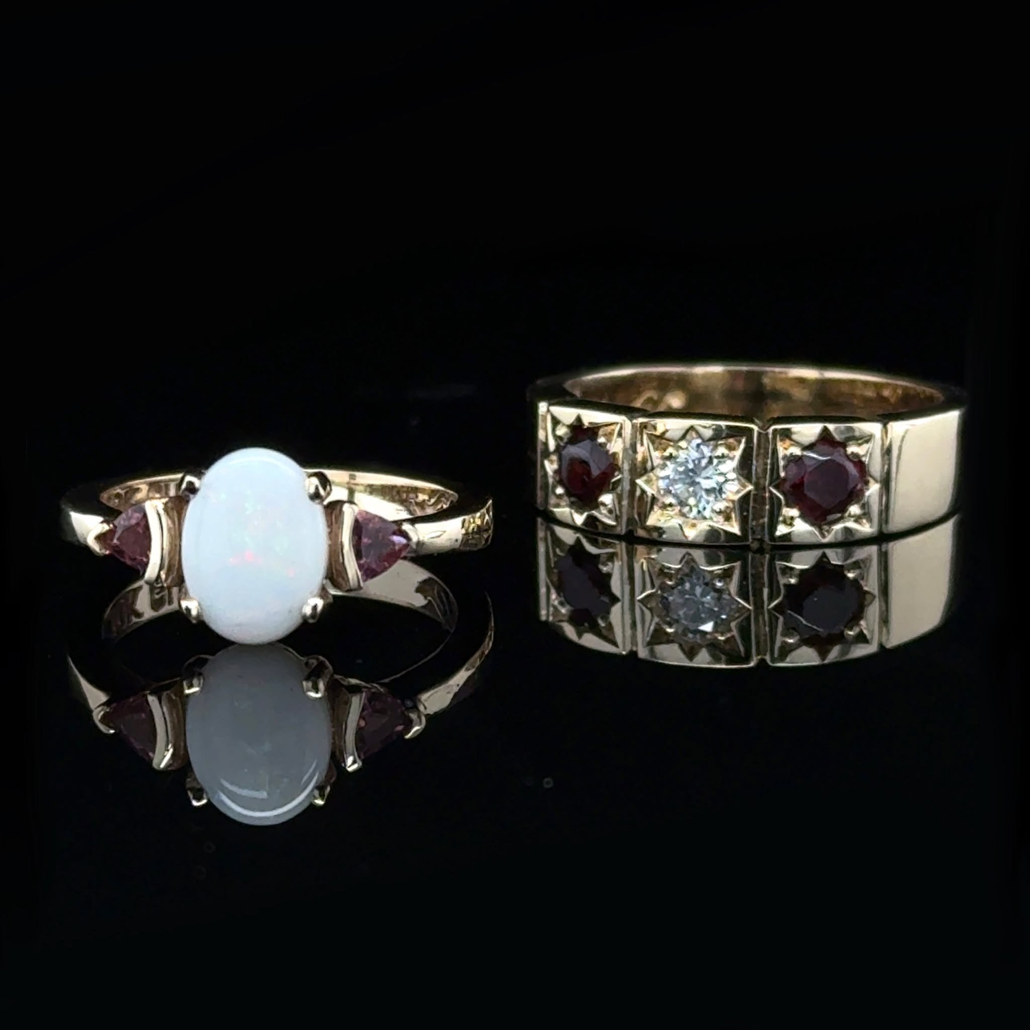 Grandma didn&rsquo;t just want to give her granddaughters rings, she wanted them to help create them. Each girl came in to design her own piece, and the results are such a sweet reflection of who they are: different personalities, both equally beauti