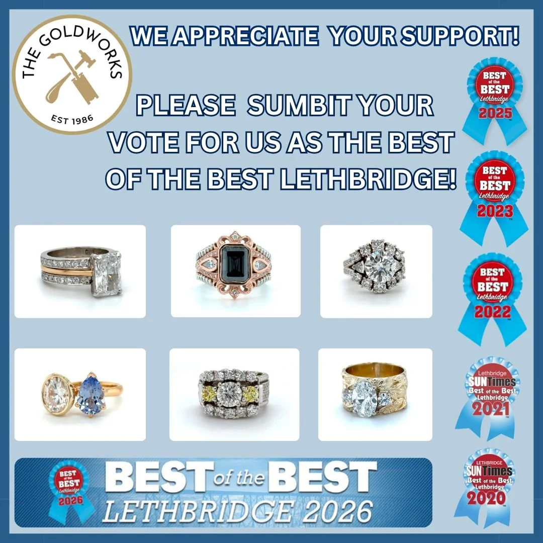 Lethbridge we need your help! Click the link in our bio to submit your vote for Best of the Best Lethbridge 2026! Just scroll down to the jewellery category and submit your vote, we appreciate your support! 🎖️🥳

https://mybestofthebest.ca/retail/

