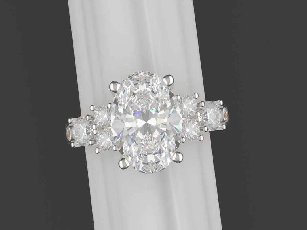 Grace Bell - Two Tone Oval Engagement w Side Stones V2 2.jpg