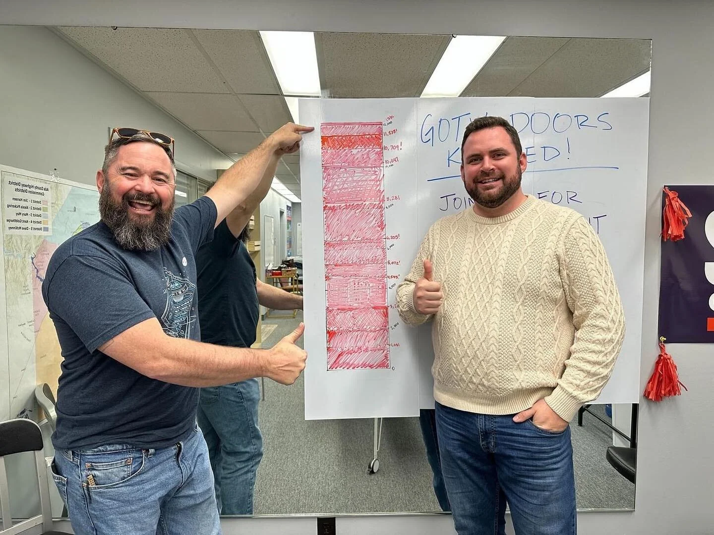 Huge thanks to Rep. @ned4idaho for joining us to GOTV while he's in town from Bellevue. Together, our incredible crew of volunteers and candidates have now knocked over 15k doors (and counting!).

You have less than ONE hour to make it out to vote.
C