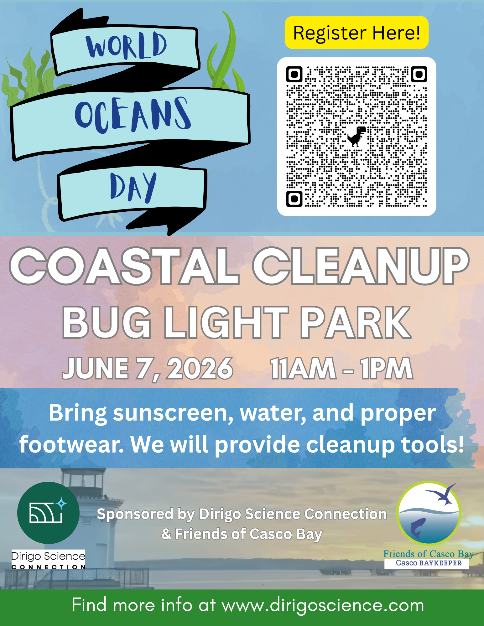 World Ocean Day Cleanup with Friends of Casco Bay!
