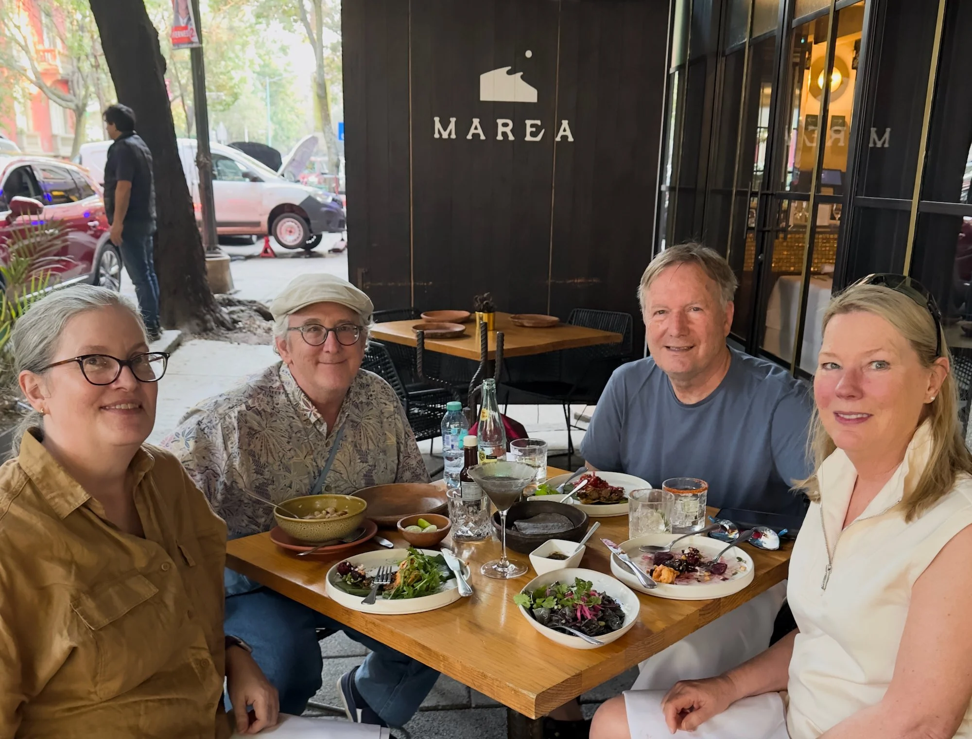 We found this restaurant not far from the park. It tasted good, but this is where I ate something I shouldn't have, and Montezuma took his revenge the next day. I had beef tacos, and I’m pretty sure that was it. That was the start for me, but over th