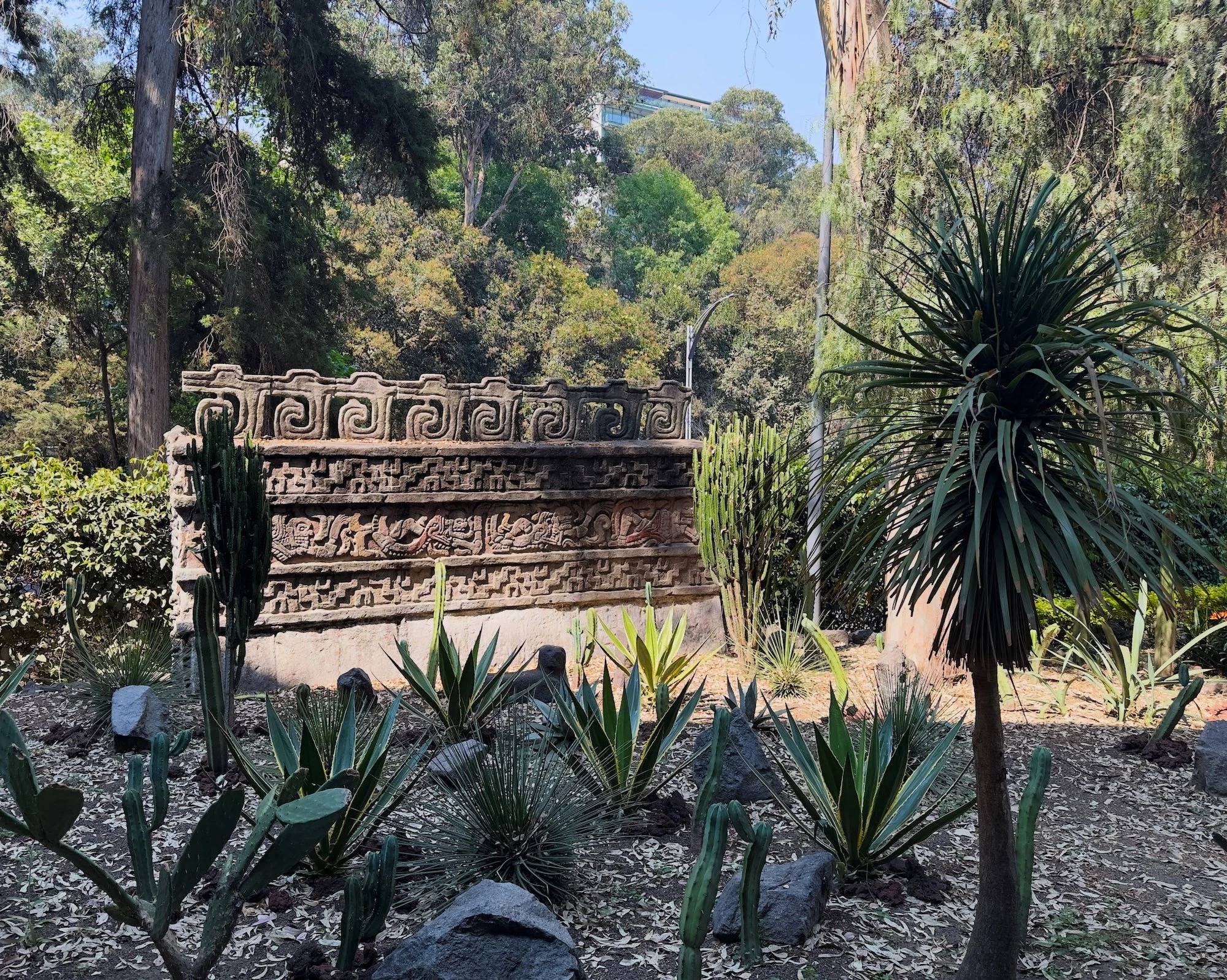 National Museum of Anthropology: The outdoor spaces also contain artifacts.