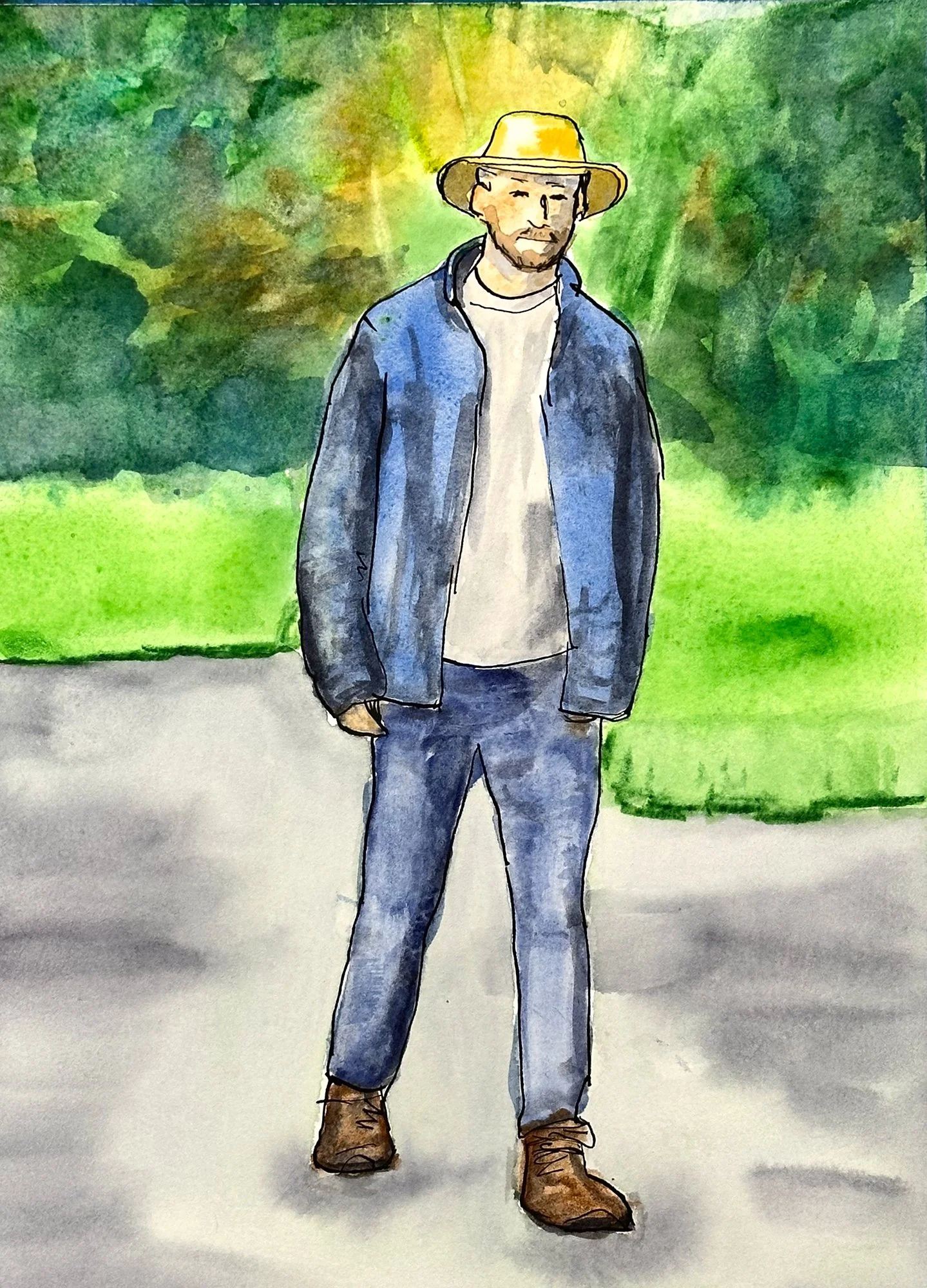 Van Gogh in the Park