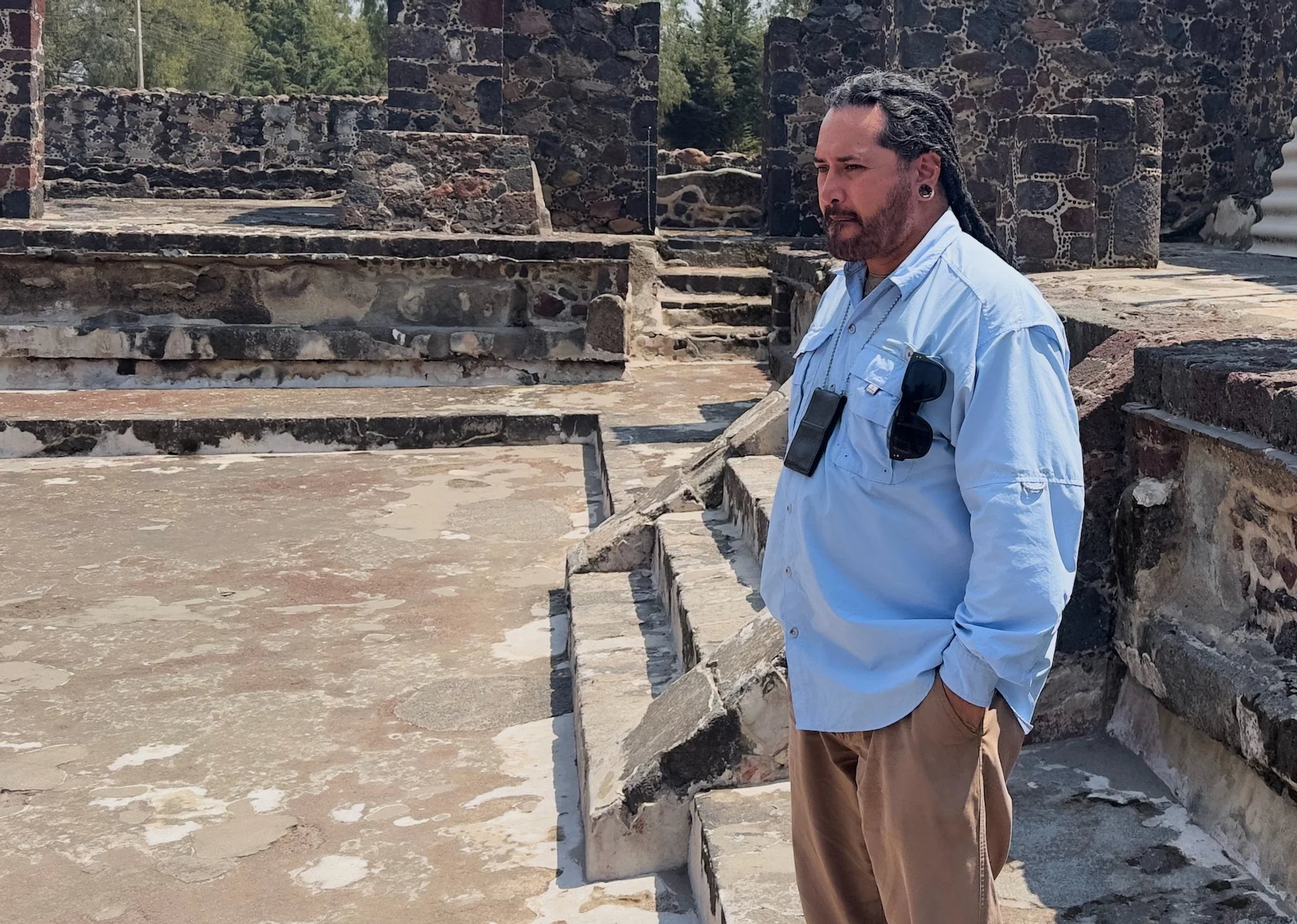 Teotihuacán: Our awesome guide Aldo. He was just great!