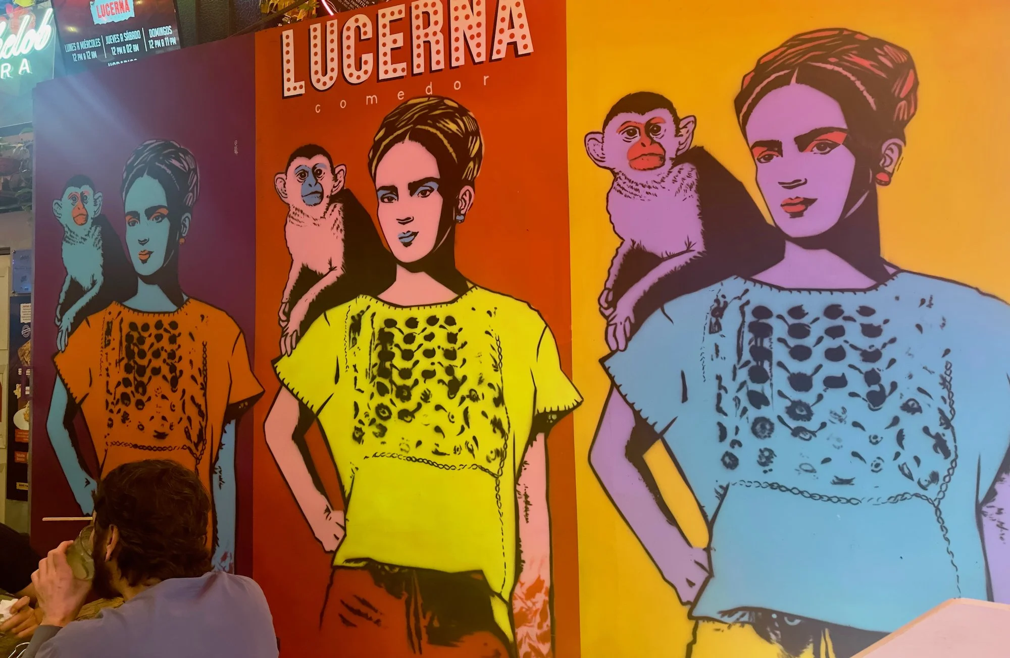 The entrance to a food court close to our hotel.