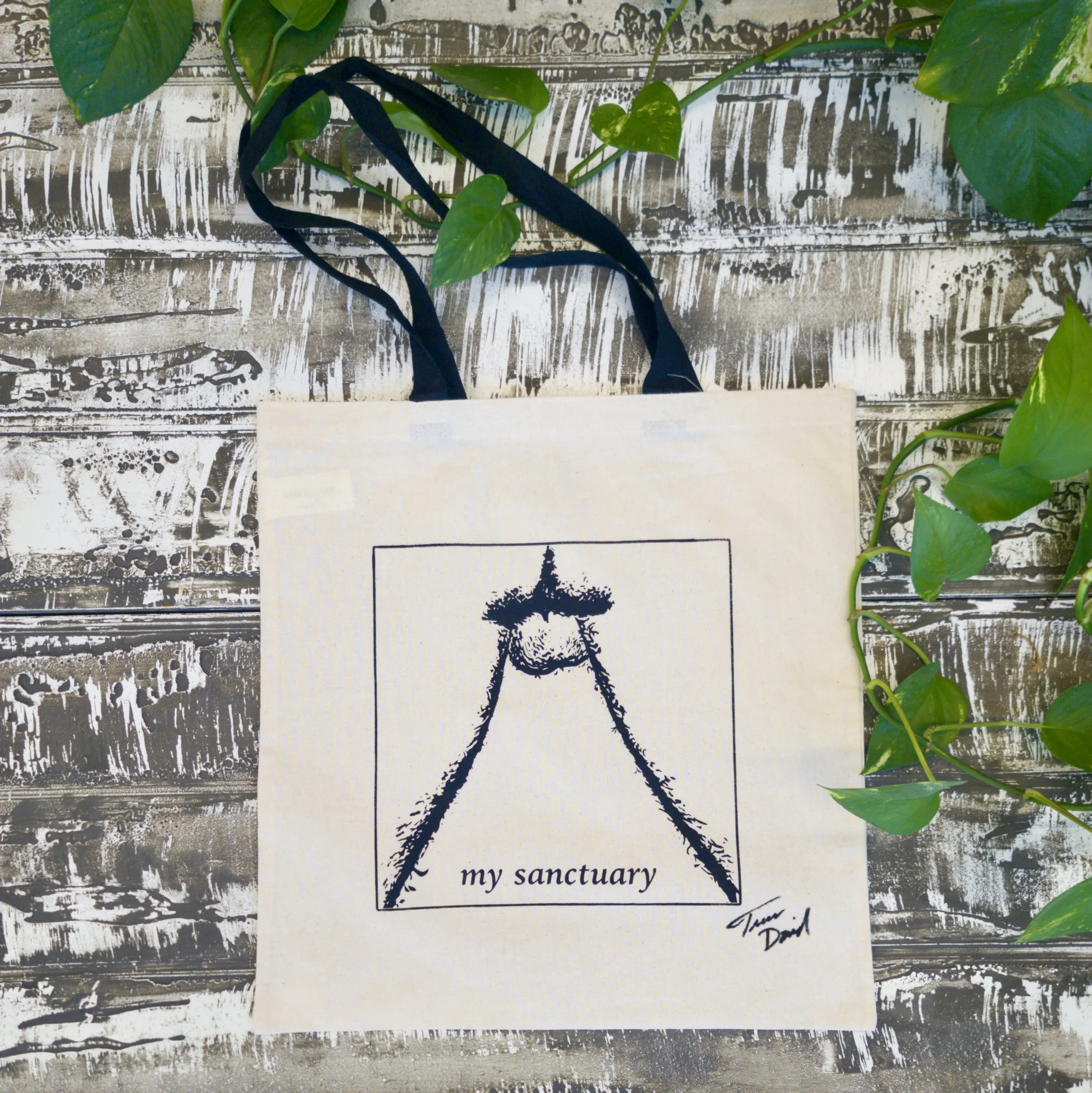 My Sanctuary Canvas Tote *Signed*