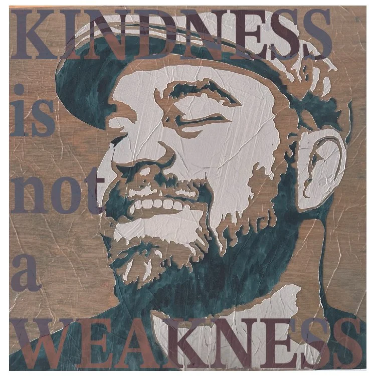 KINDNESS is not a WEAKNESS 2" Sticker