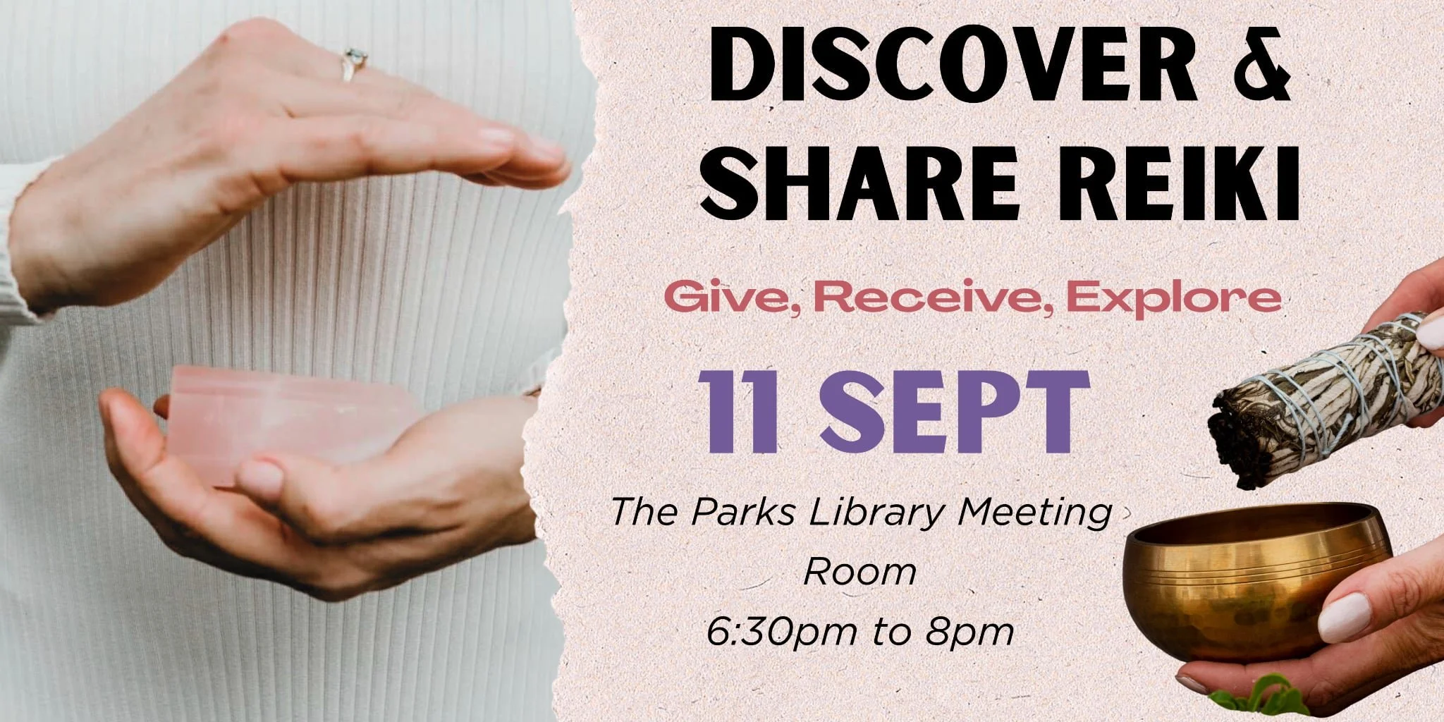 Discover & Share Reiki: An evening of healing energy