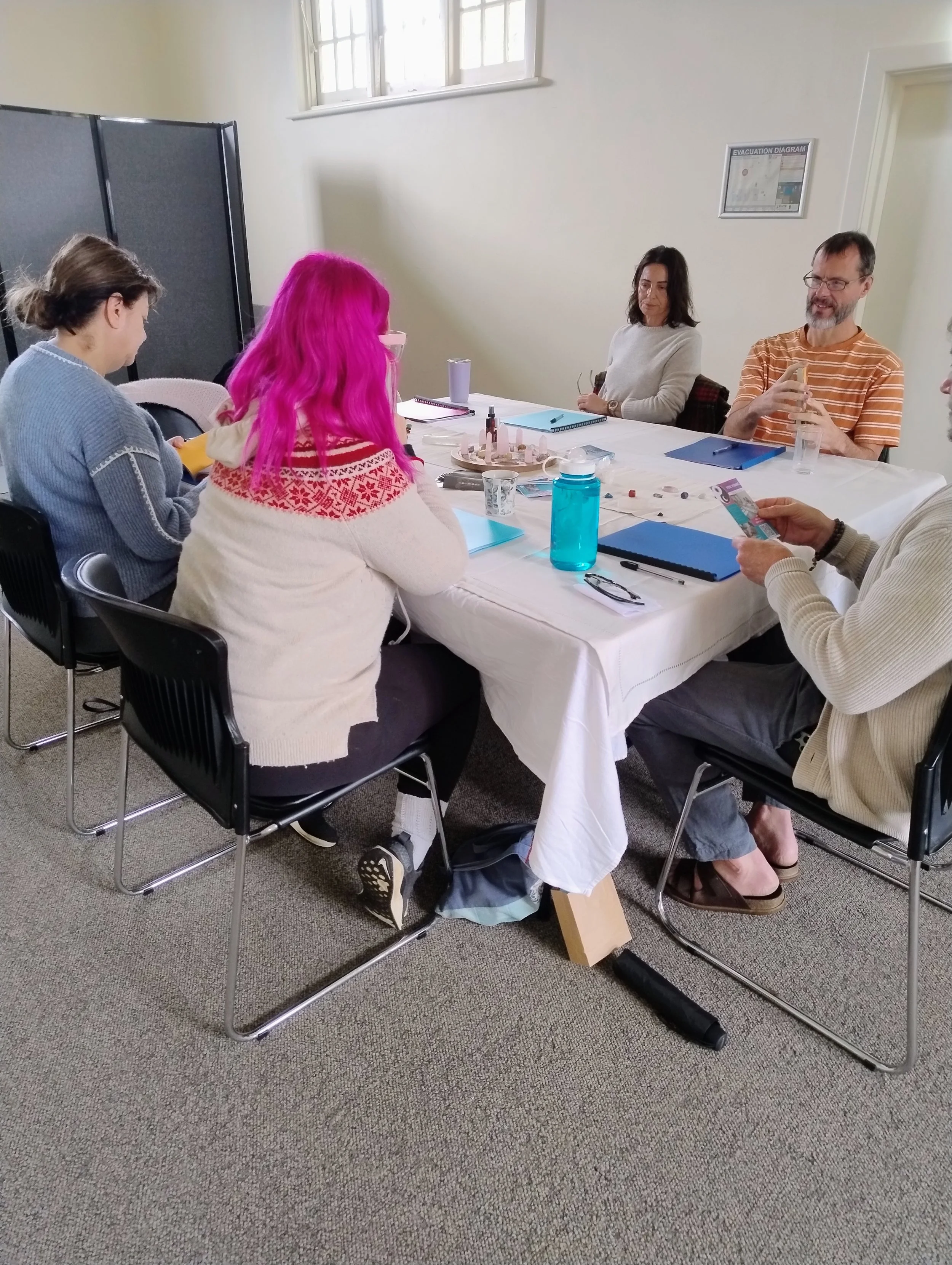 students learning Reiki with Aligned Soul Collective in Adelaide