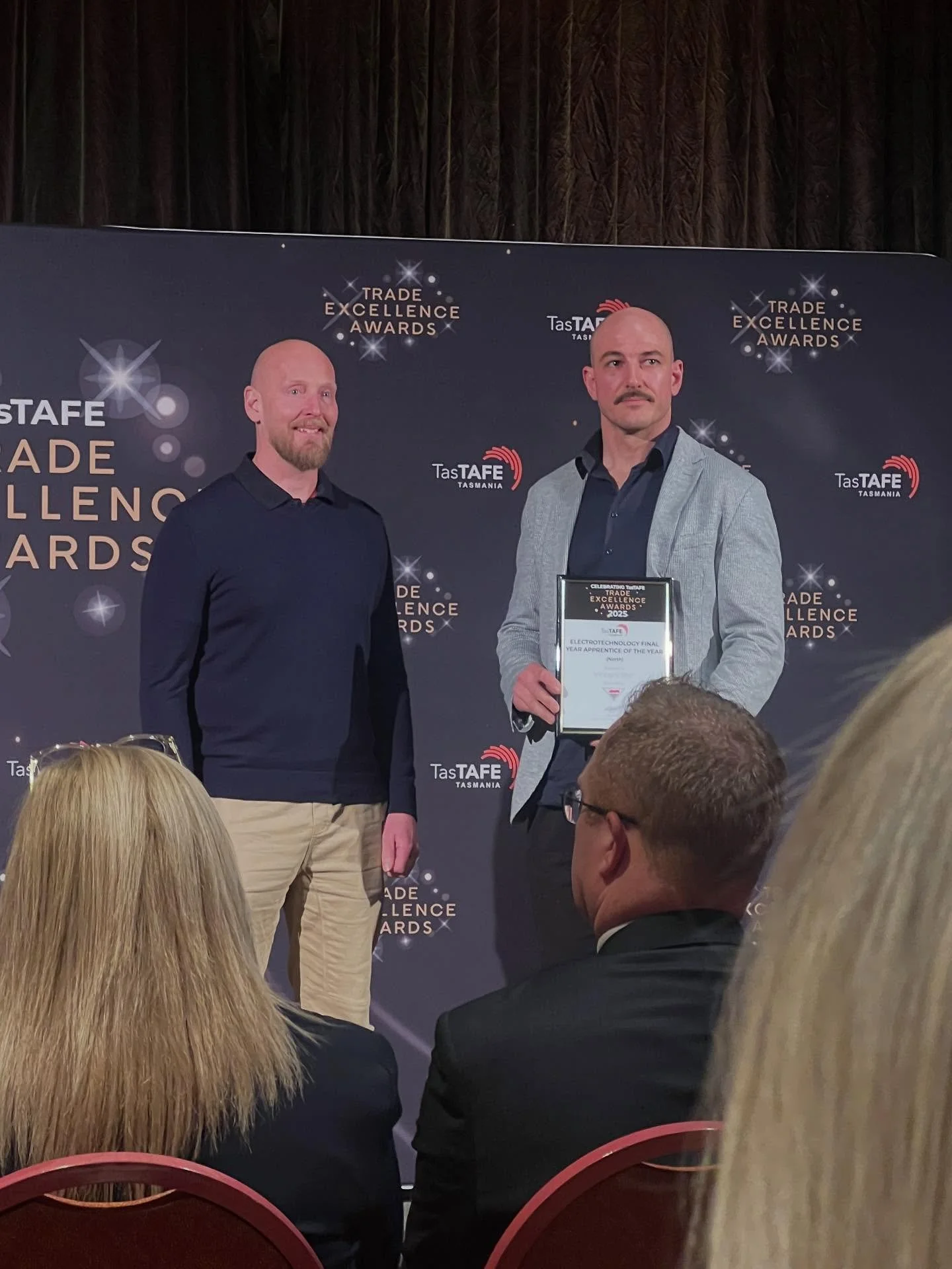 Best of the best!! 🏆

Last night we celebrated Vinnie and Salla winning their TAFE apprentice of the year awards!!

We are beyond proud of their achievements so far and look forward to watching their continued growth in the industry.

Well done guys