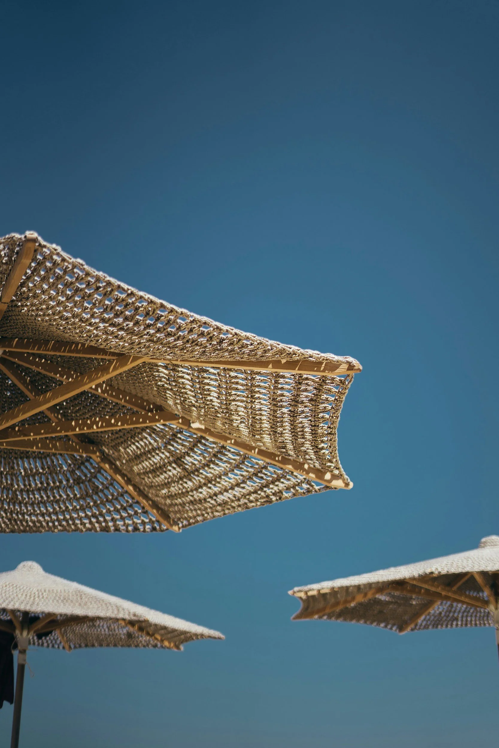 Beach umbrellas