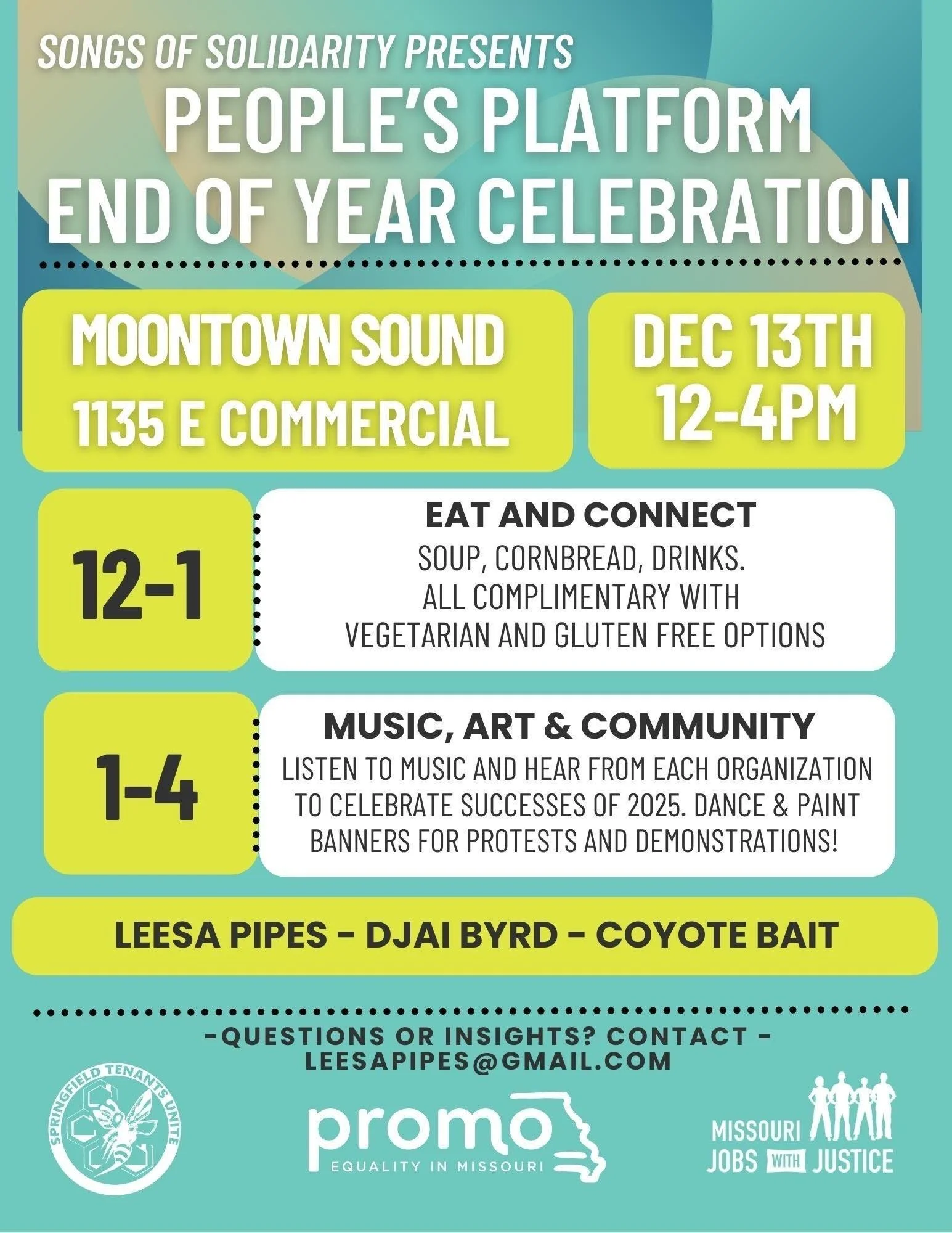 People's Platform End of Year Celebration