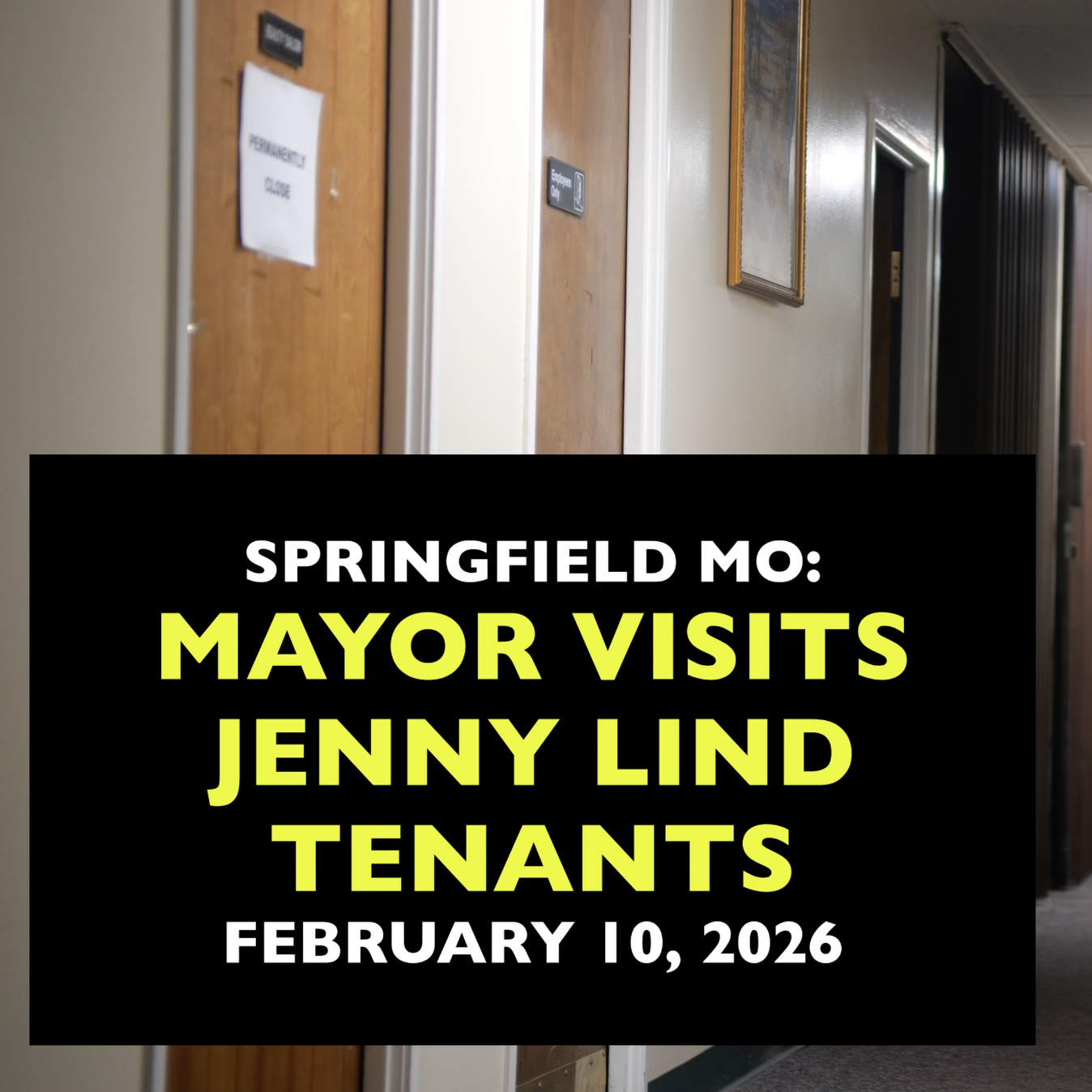 Watch: Jenny Lind Hall Tenant Union meets Springfield Mayor Schrag at the bargaining table
