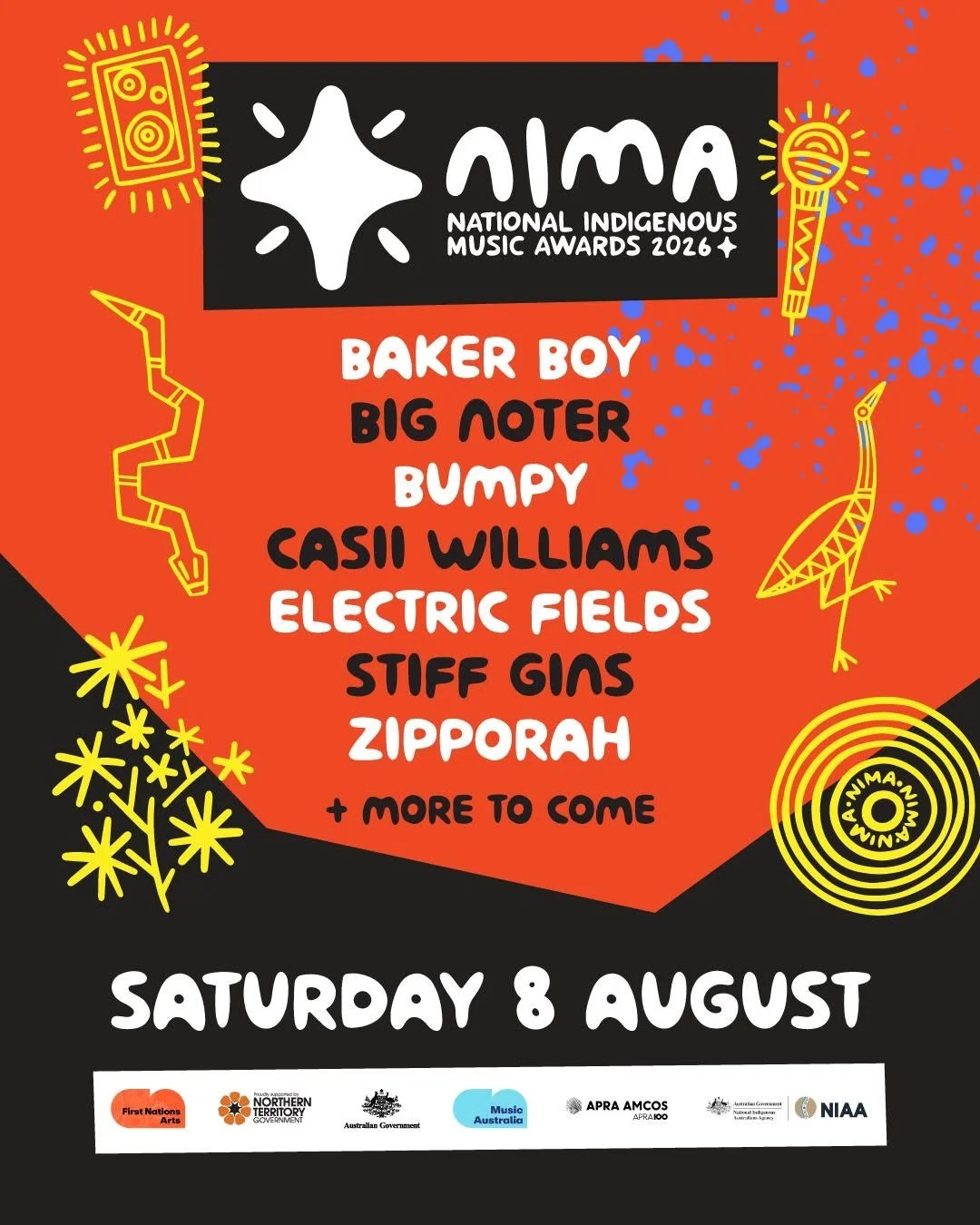 National Indigenous music awards poster