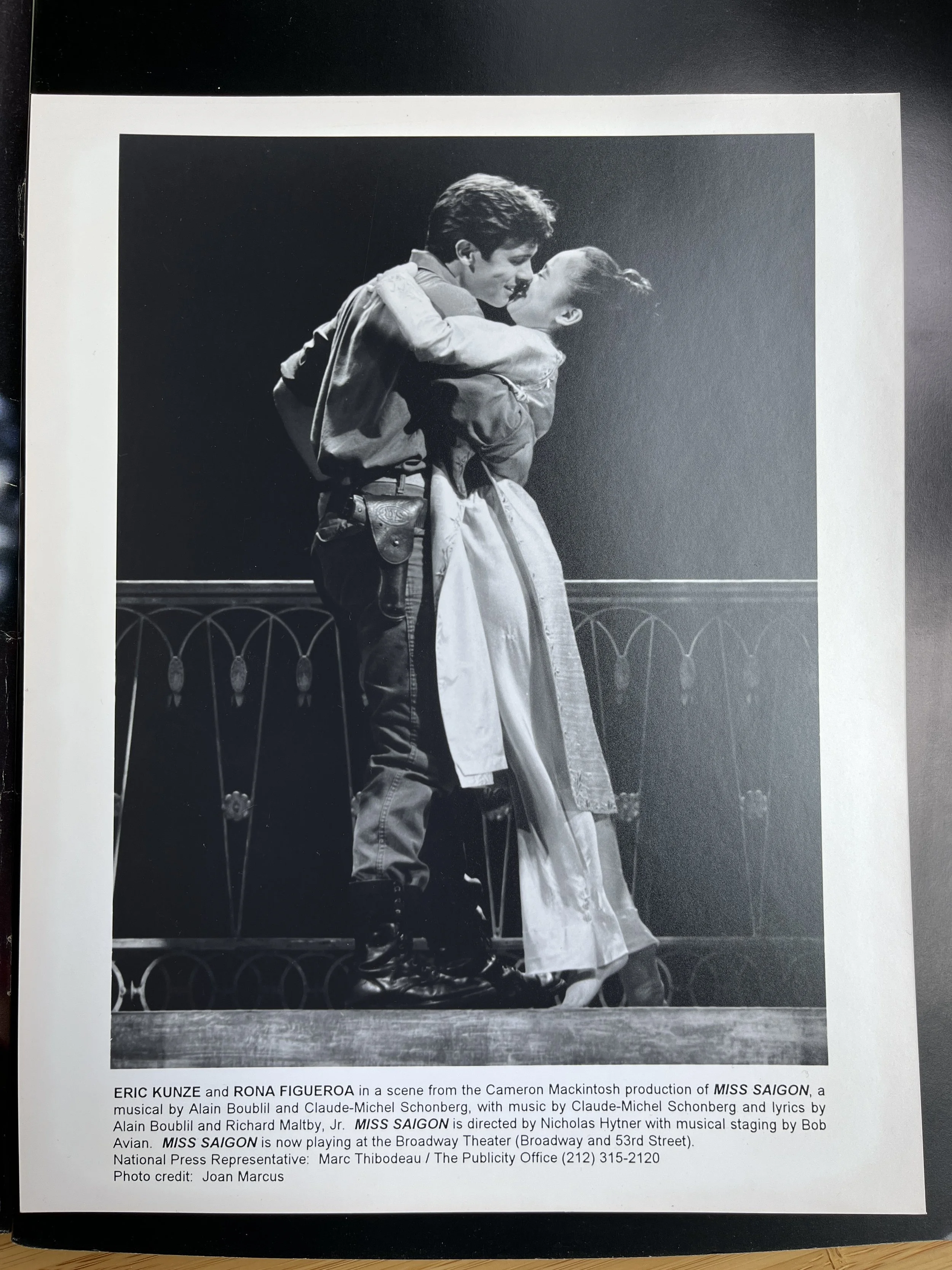 with Erik Kunze, Miss Saigon,