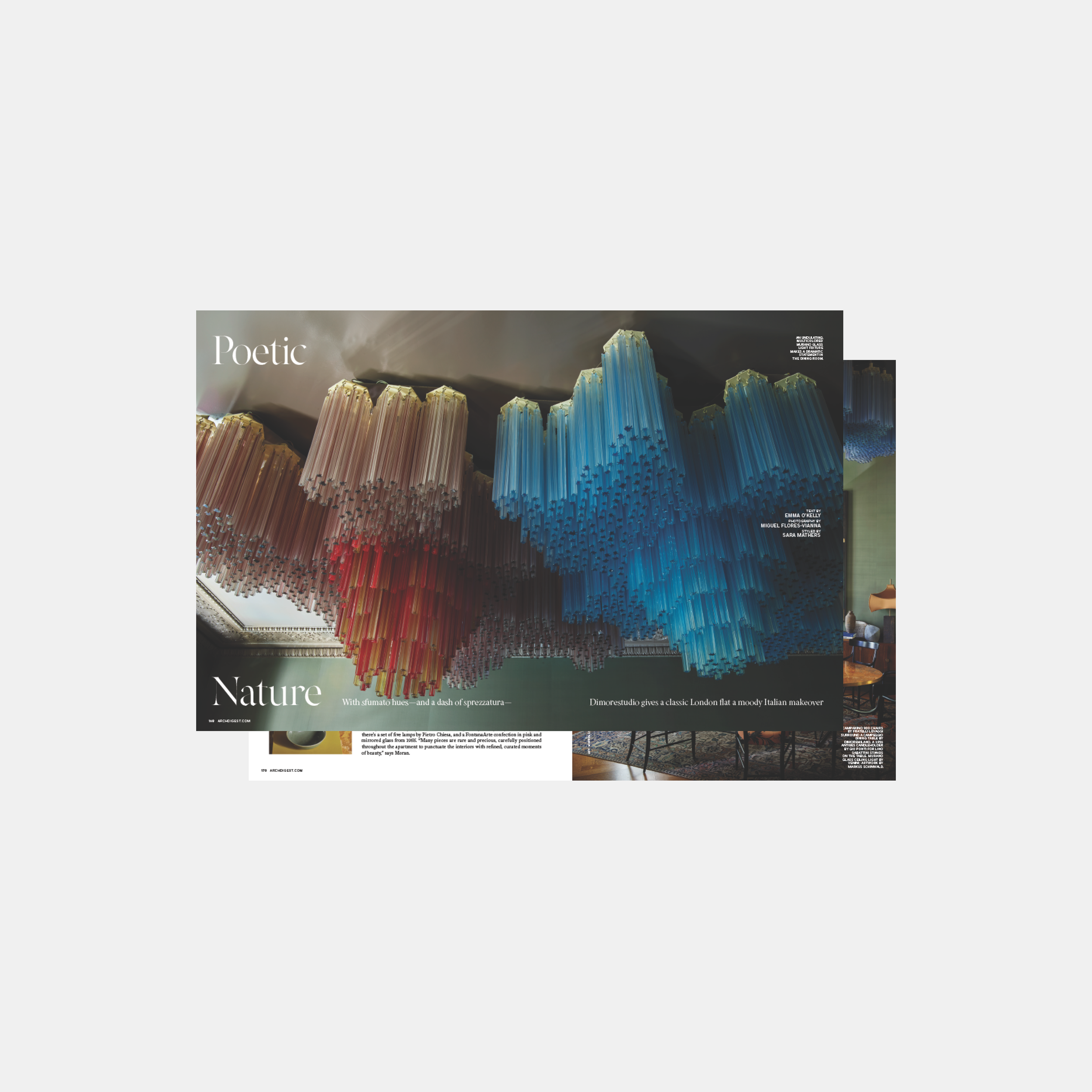 Poetic, With sfumato hues—and a dash of sprezzatura