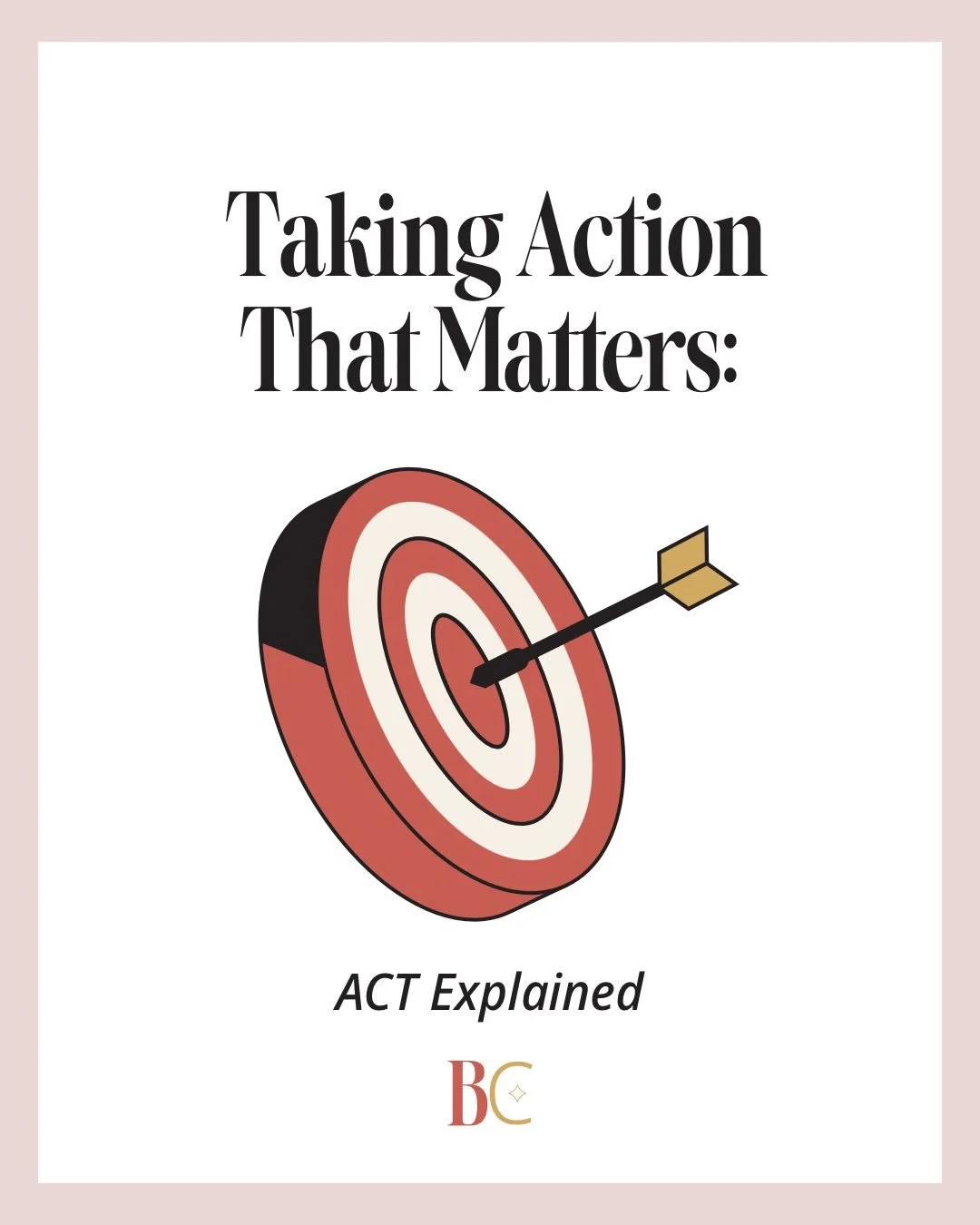 ACT helps you become the person you want to be. ⭐️

It&rsquo;s not about forcing positivity. 
It&rsquo;s about building psychological flexibility and reconnecting with what truly matters.🎯🏆

Swipe to learn the core pieces of ACT and how this approa