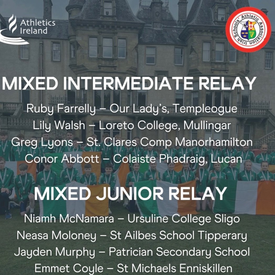 Best of luck to our very own Conor Abbott who represents Ireland in the cross country mixed relay. @colaistephadraiglucan