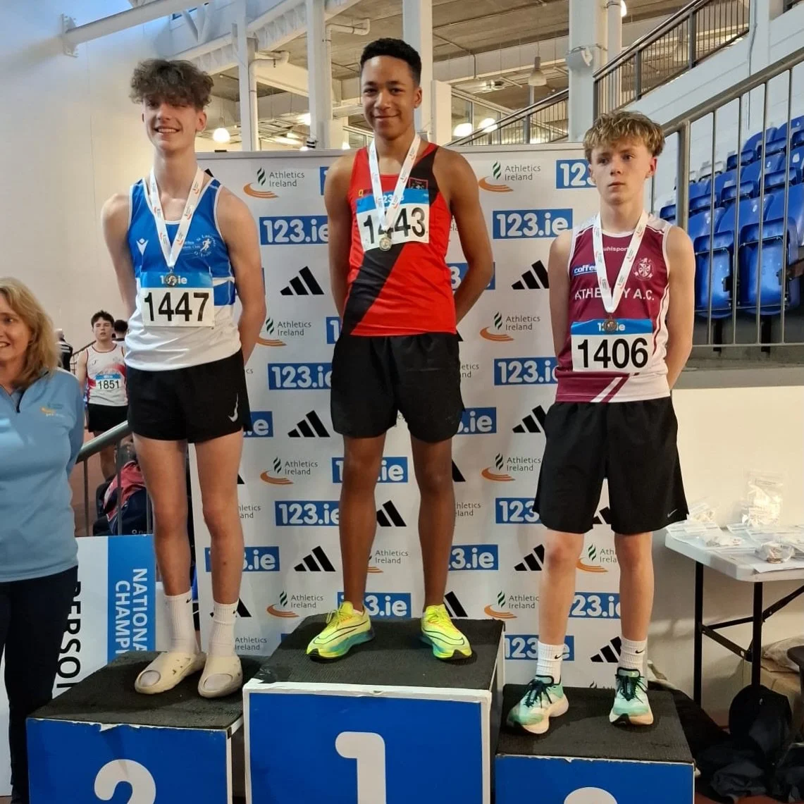 Congratulations to Khai who got gold in the U15 Boys 60m hurdles.