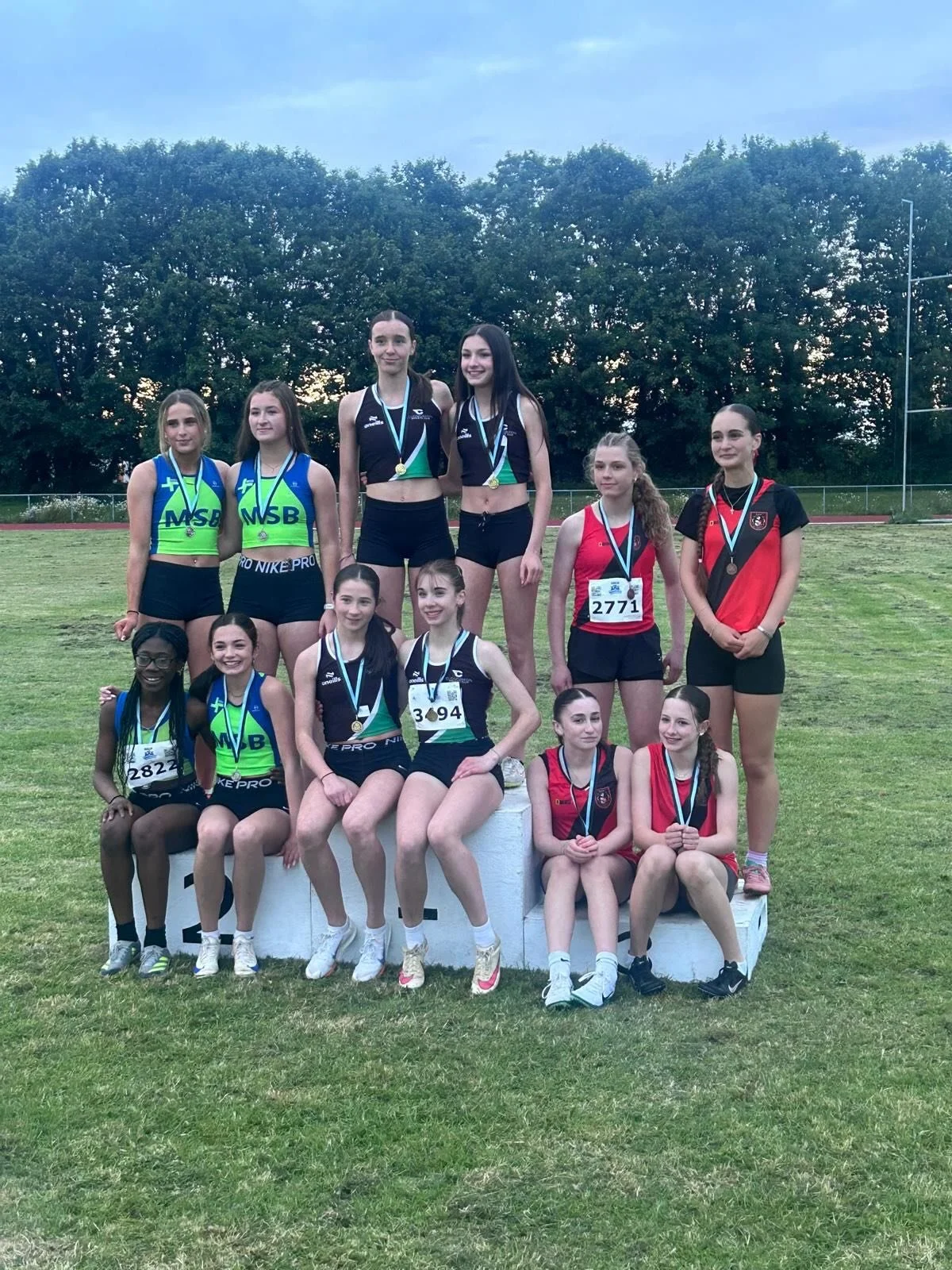 Well done to our U16 girls who won bronze last night and our U18 girls who won silver.