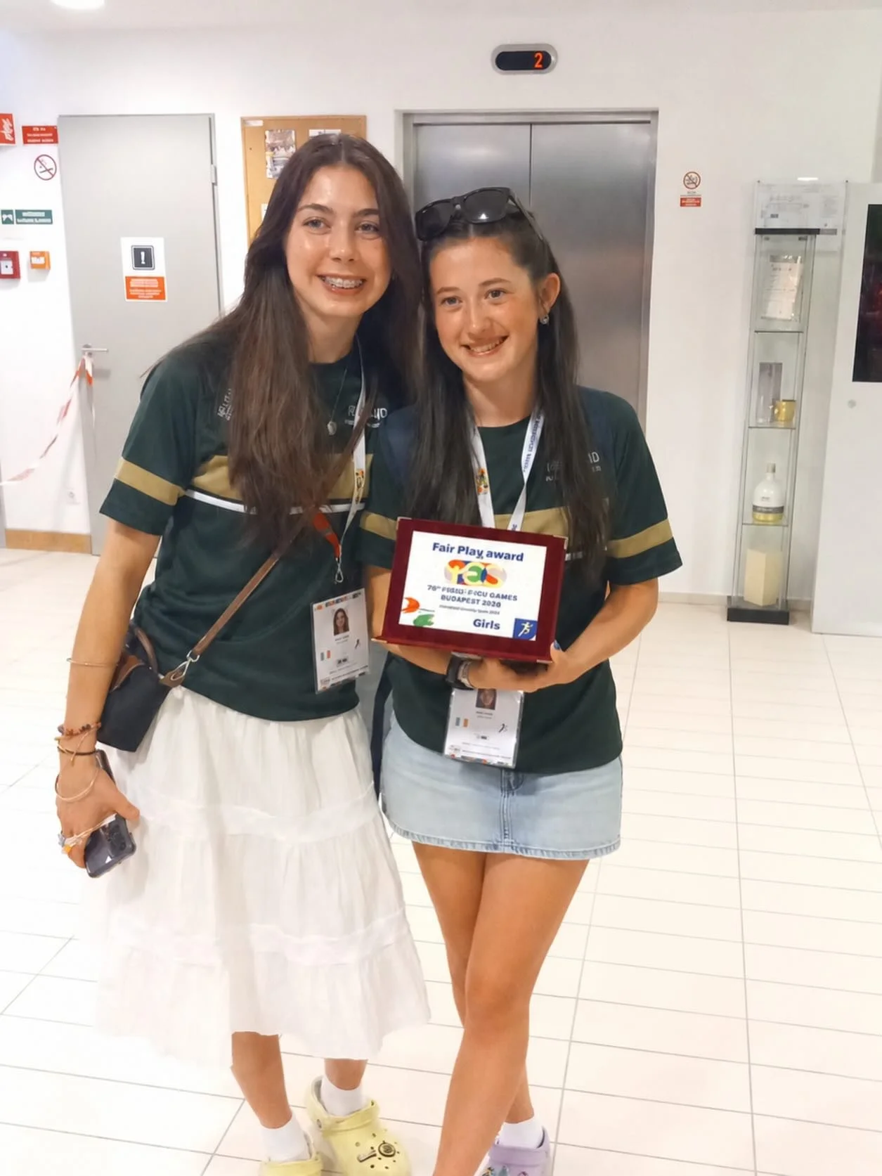 Well done to Ana &amp; Ellen who performed really well at the FISEC games both finished in 9th place in their events and huge congrats to Ana who won the fair play award.