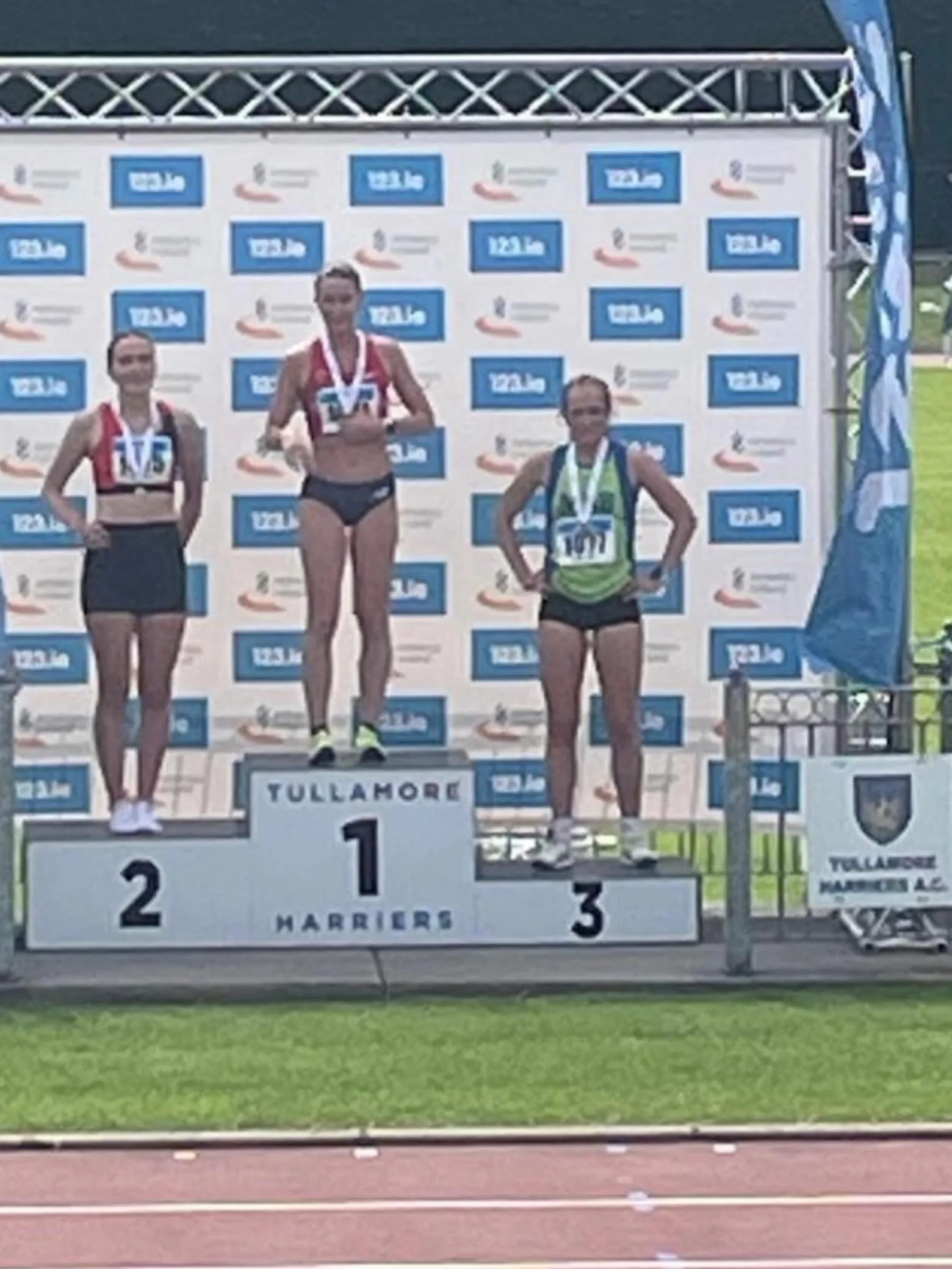 Congratulations to Izzy Cuffe who won a brilliant silver in the 1500m at the National U20 Championships in Tullamore today running a big PB of 4:33 in the process.