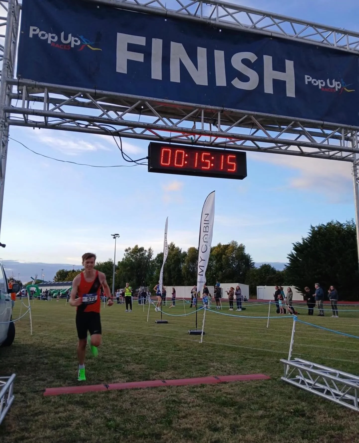 Congratulations to our very own Dylan Wright who was the first male home tonight in the @celbridgeathleticclub 5K race. 
Photo credit: @popupraces_ire 

Superb running Dylan.