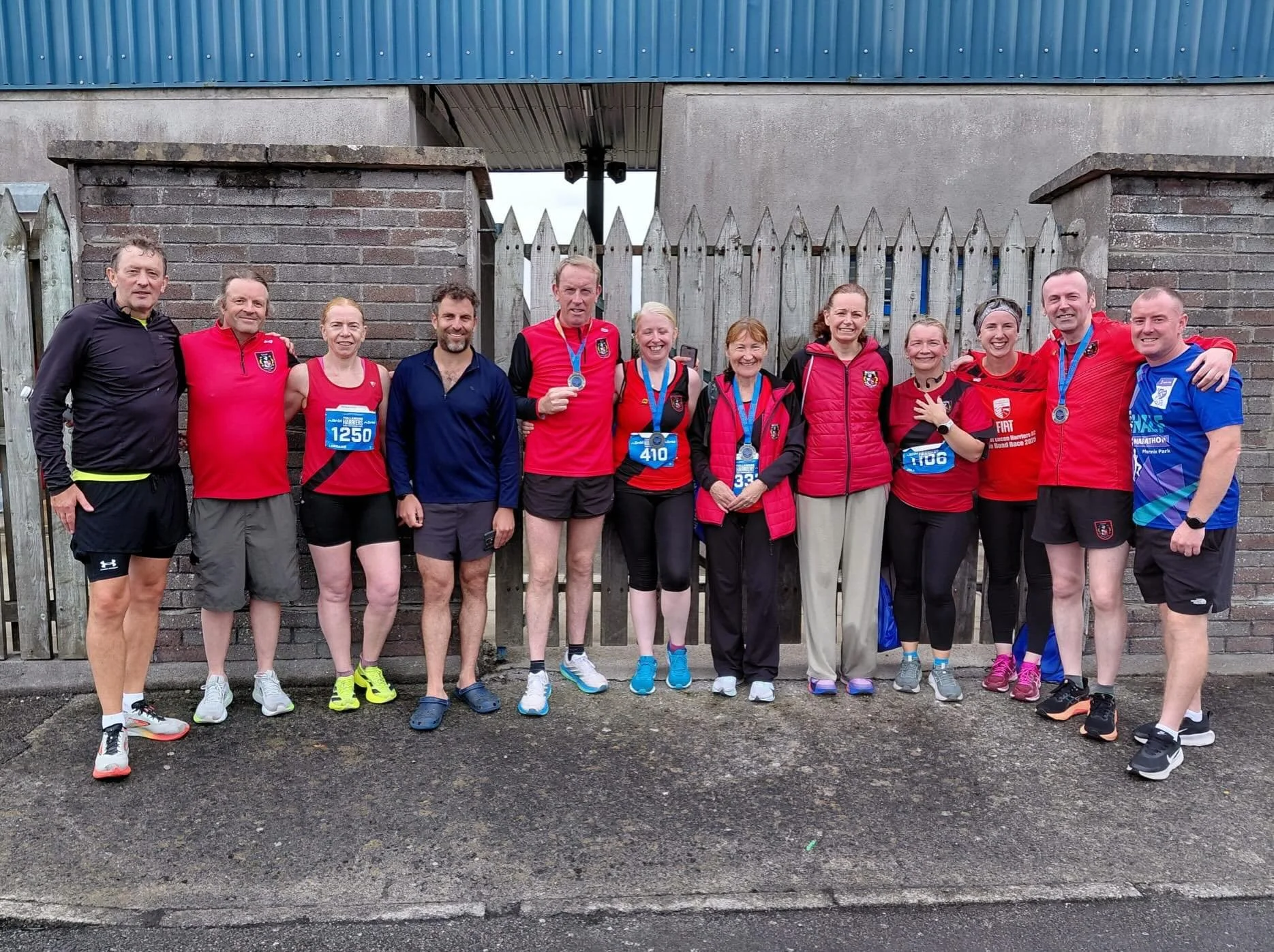 Some of our Harriers at the Tullamore Half today. Great running by all. 
Special mention to Eileen who placed in her age category.
