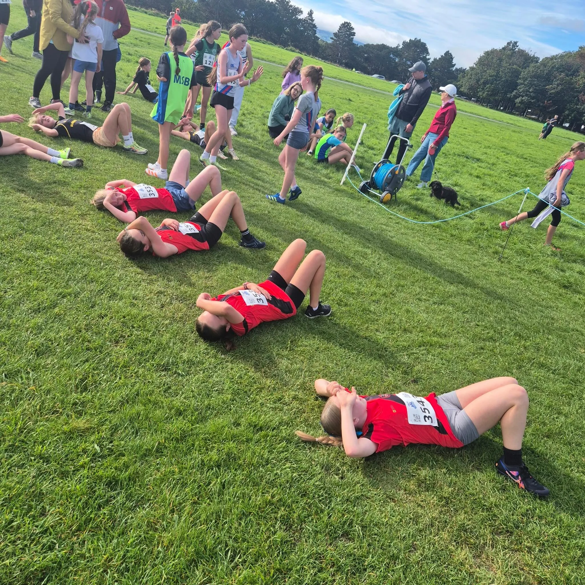 Just one of our many groups running today in the Dublin championship leaving it all out there. @dublin_athletics_insta
