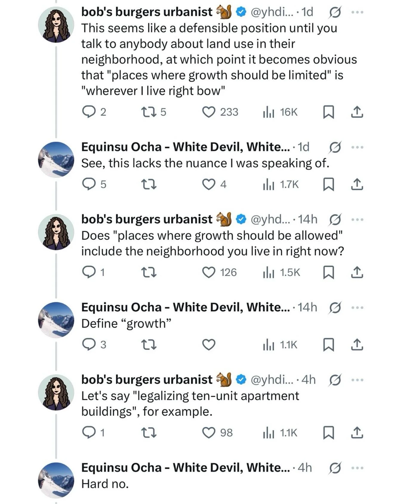 When you ask &ldquo;I&rsquo;m not a NIMBY&rdquo; folks where housing growth should occur it&rsquo;s always &ldquo;not here&rdquo;, &ldquo;not that tall&rdquo;, &ldquo;not private housing&rdquo;, &ldquo;not social housing&rdquo; or &ldquo;not right no