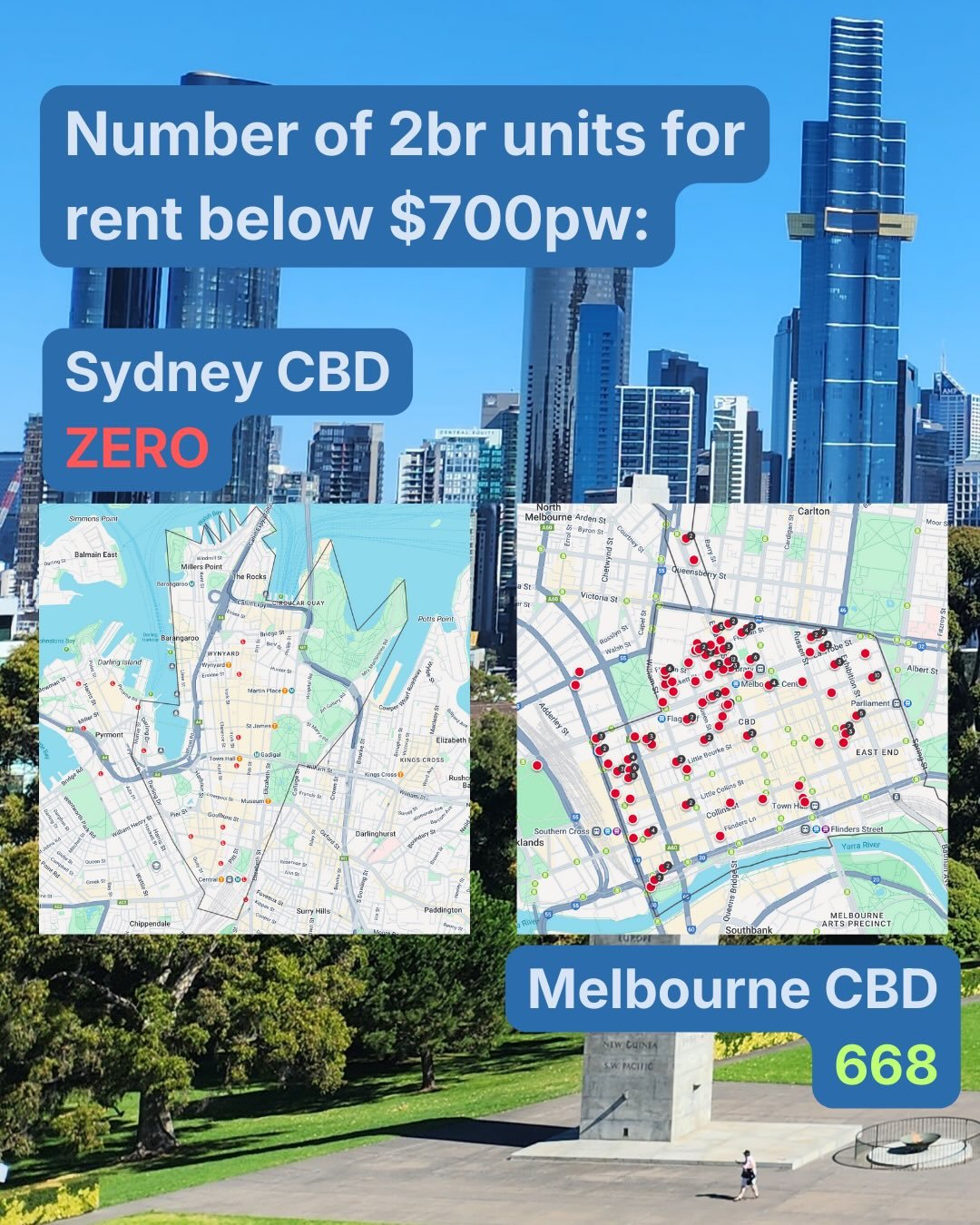 Melbourne made a choice to build a more vibrant, more affordable CBD. Sydney should join them.