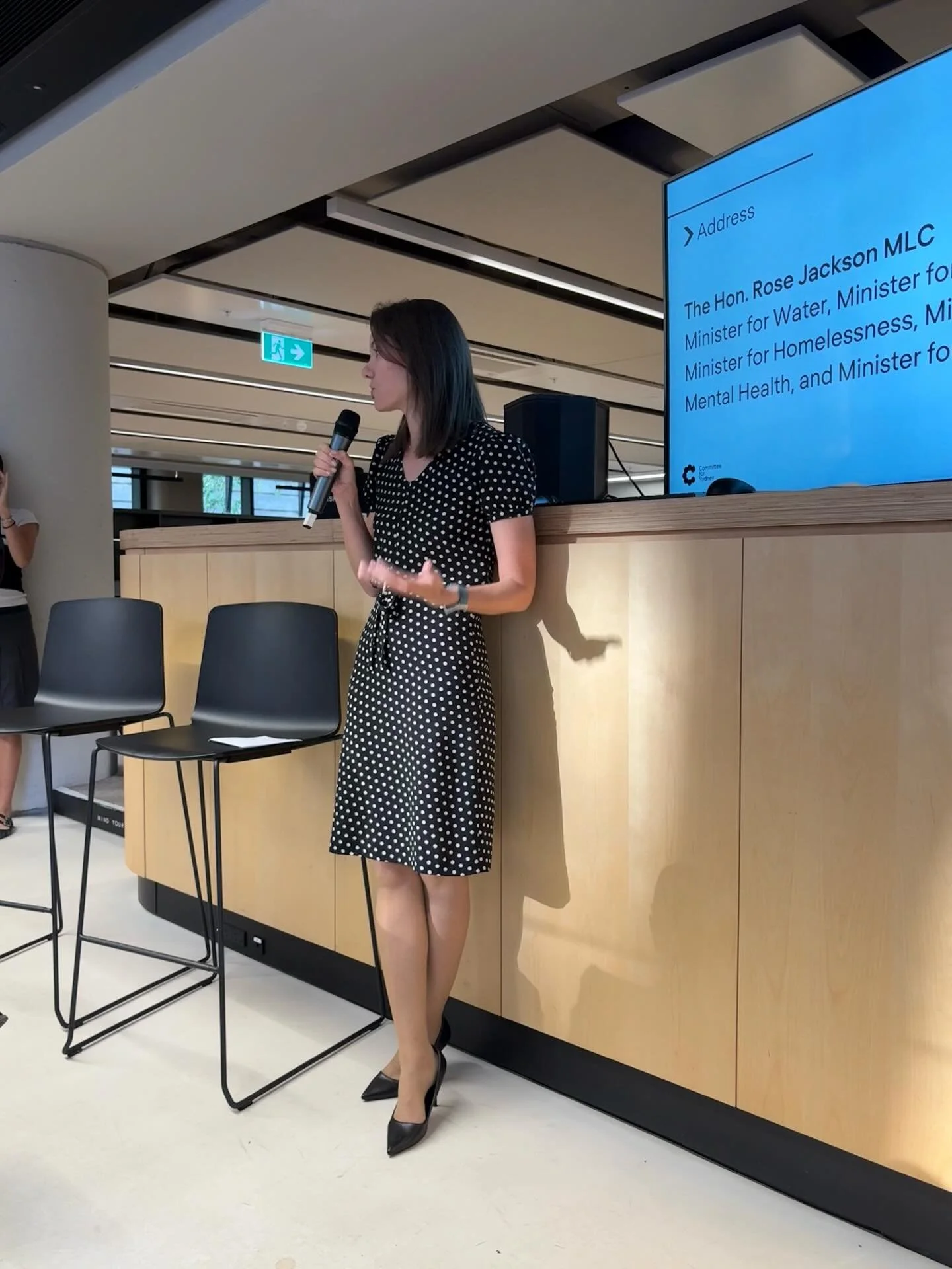 A pleasure to speak to Housing Minister @rosebjackson along with @mnolangray from California YIMBY and a delegation of US legislators last night at an event organised by the Committee for Sydney.

Jackson spoke about how essential it is that we match