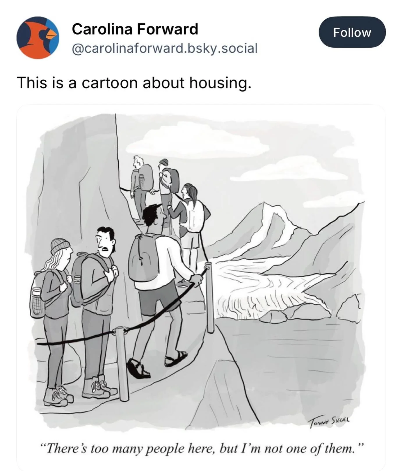 When we hear people complain about too many people in their suburbs or the need to move further out, they&rsquo;re very rarely volunteering to be the person to do that. It&rsquo;s always somebody else.