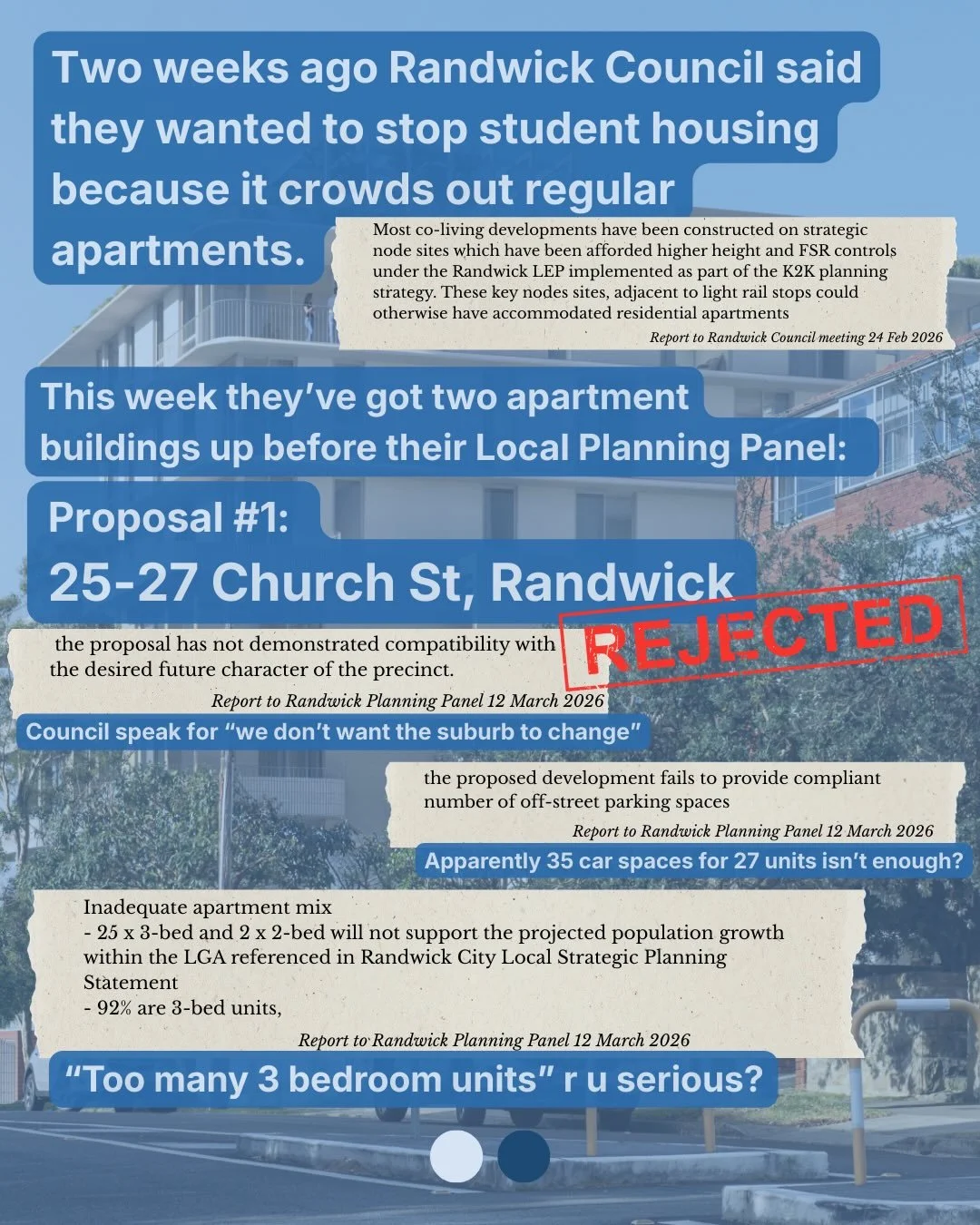 Find someone who ❤️s you as much as Randwick Council loves blocking housing.
