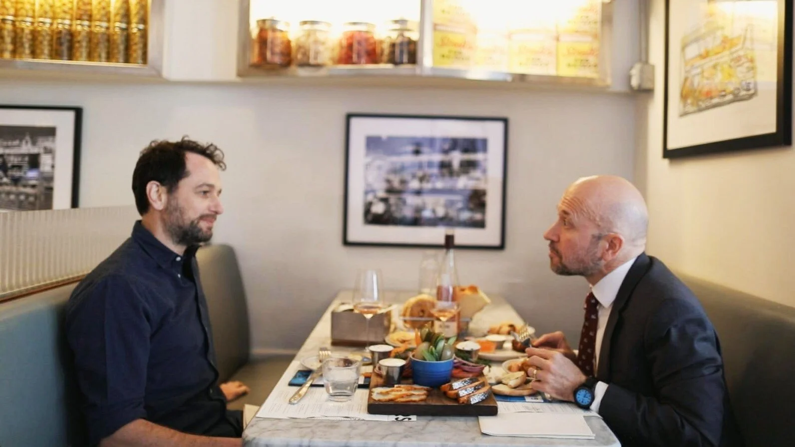 Matthew Rhys and Joe on The Wine Show