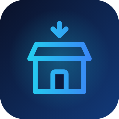 Shopfront with arrow – drop off at our premises