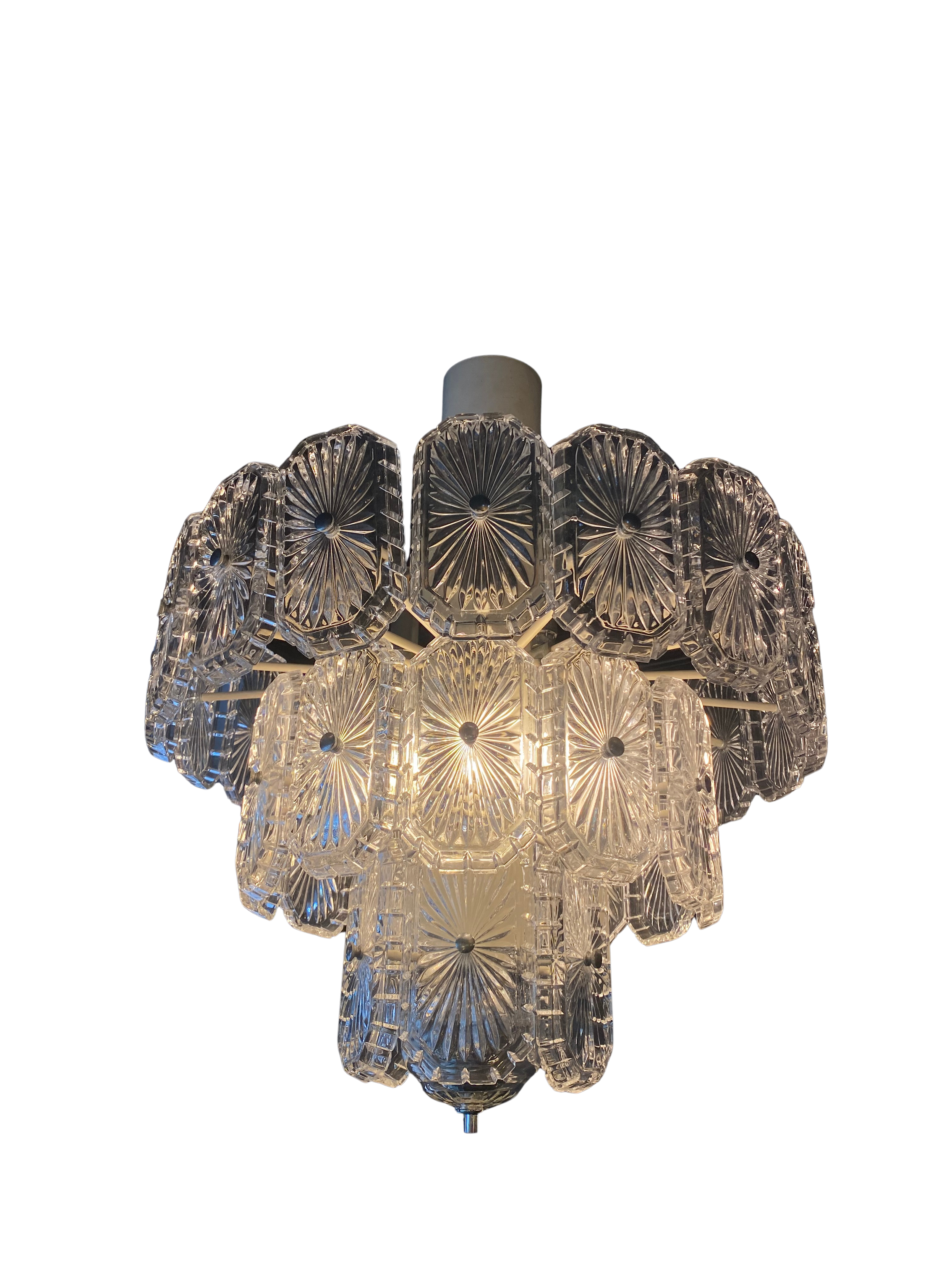 Vintage Austrian Glass Chandelier
