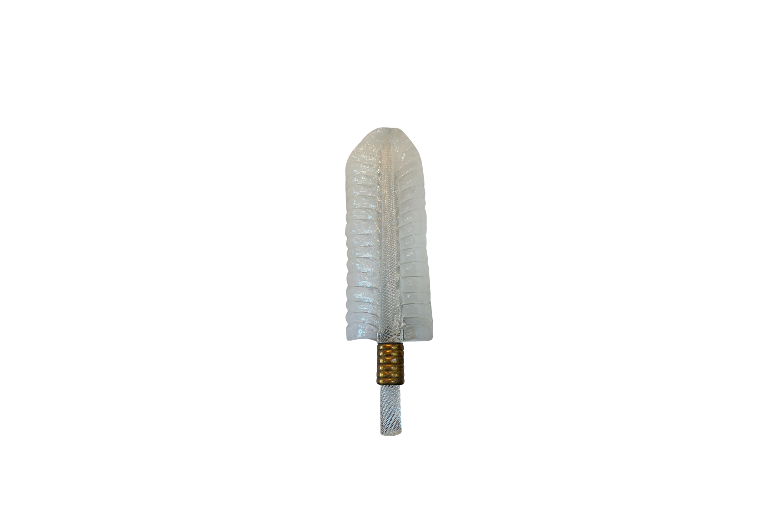 Murano Glass Leaf Sconce