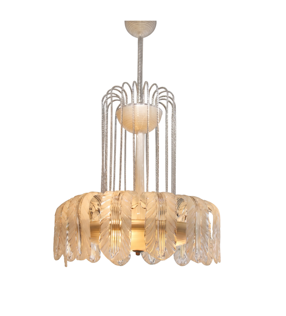 Barovier & Toso Hanging Glass Chandelier CH004