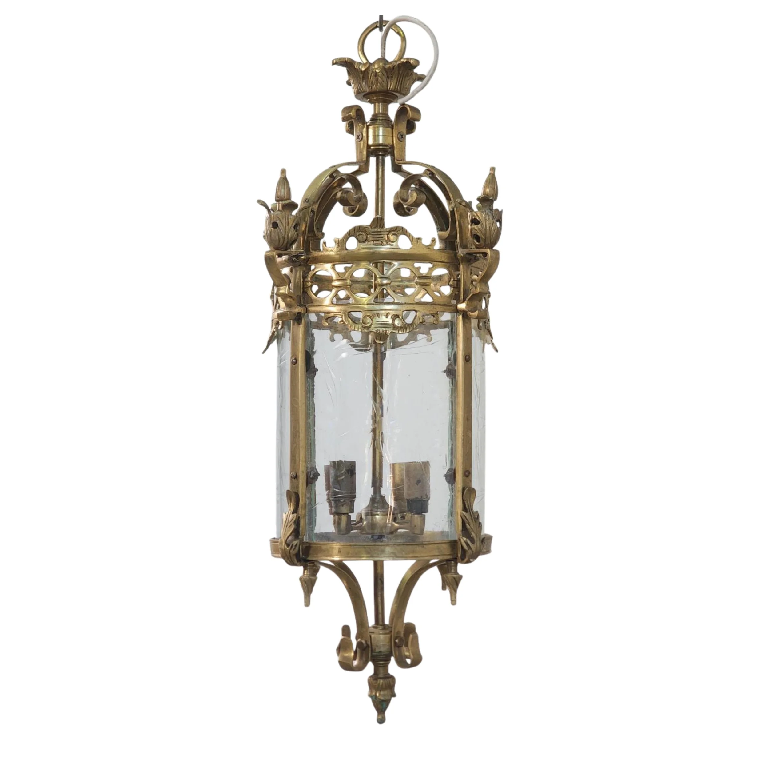 Brass Four Globe Lantern