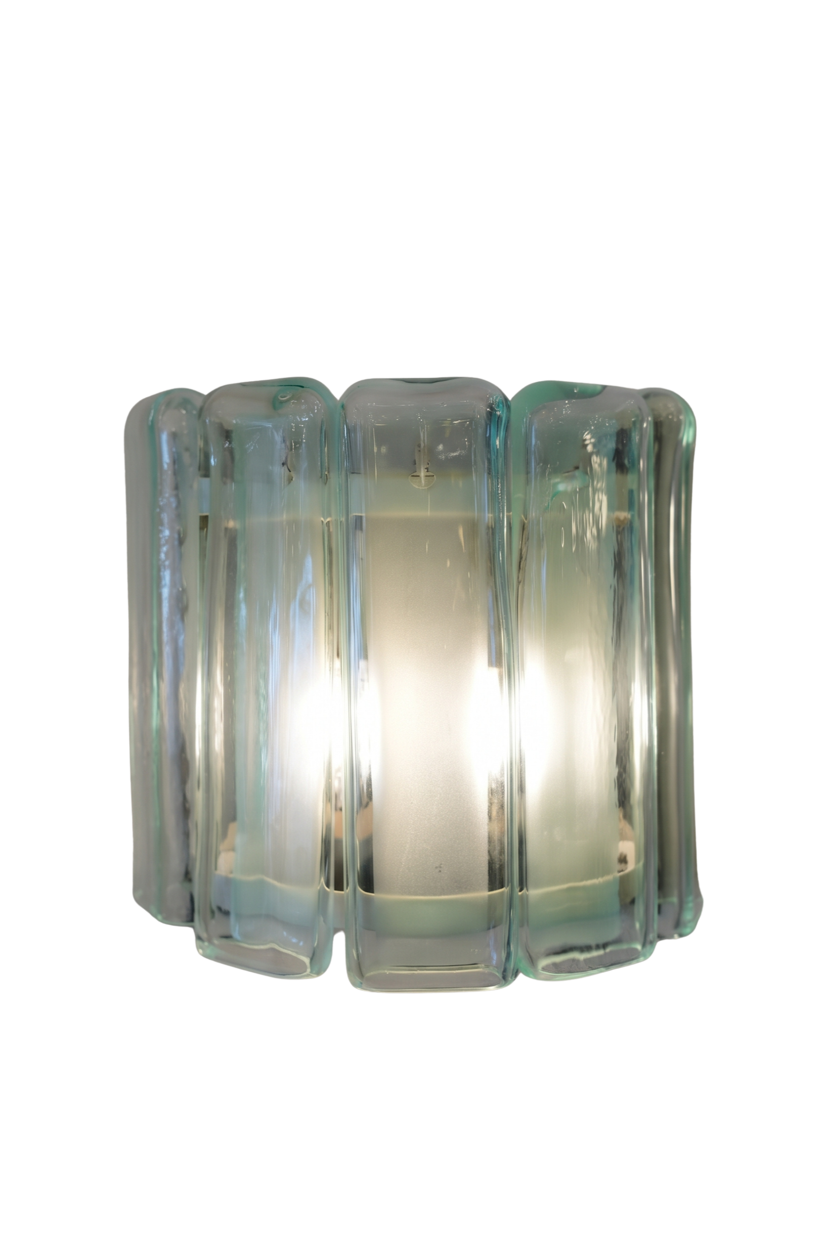 Fontana Arte Green Murano Wall Sconce