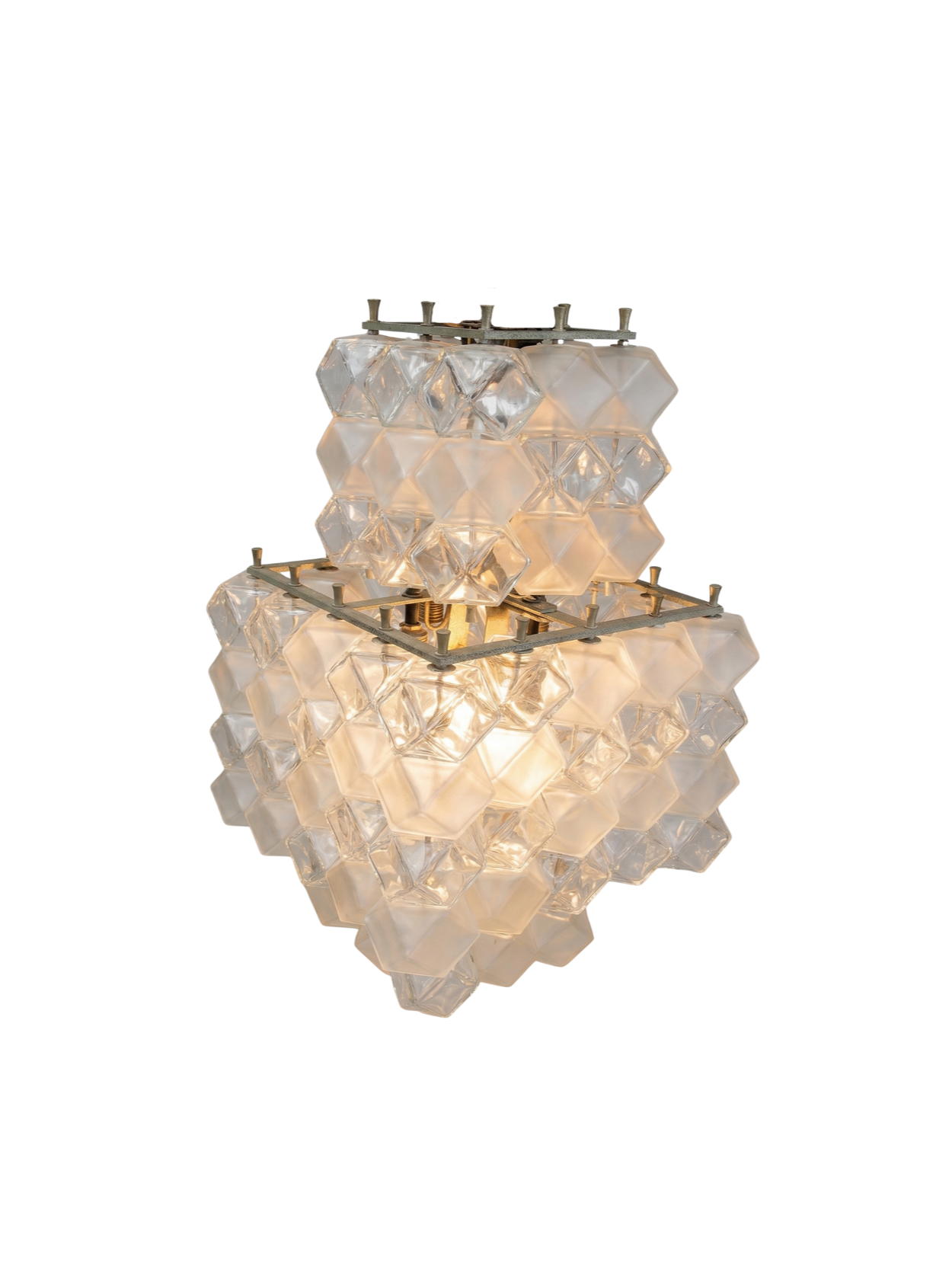 Italian Murano Geometric Chandelier