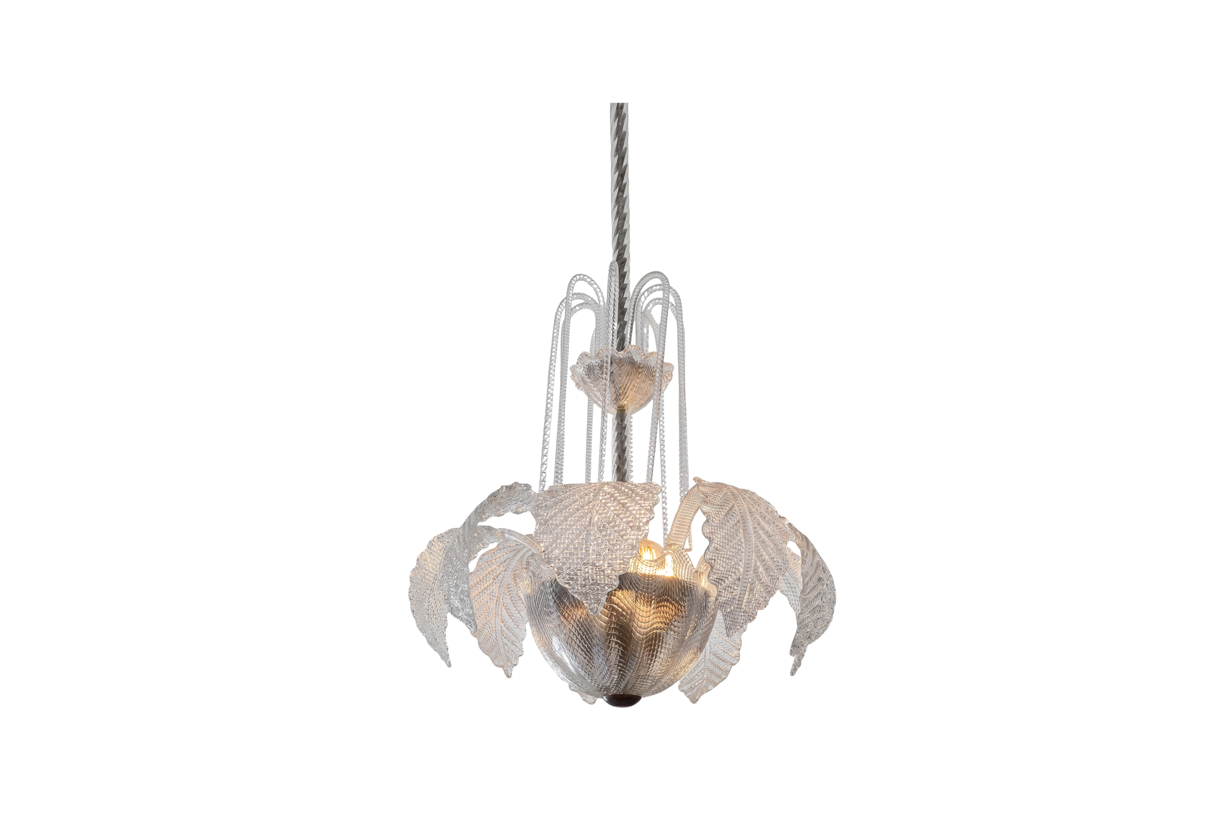 Barovier & Toso Murano Leaf Chandelier