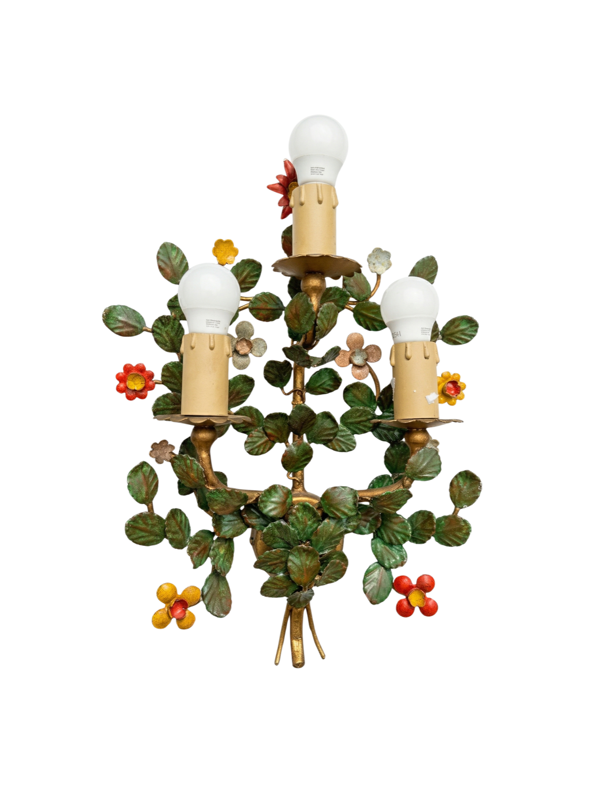 Metal Floral Wall Light