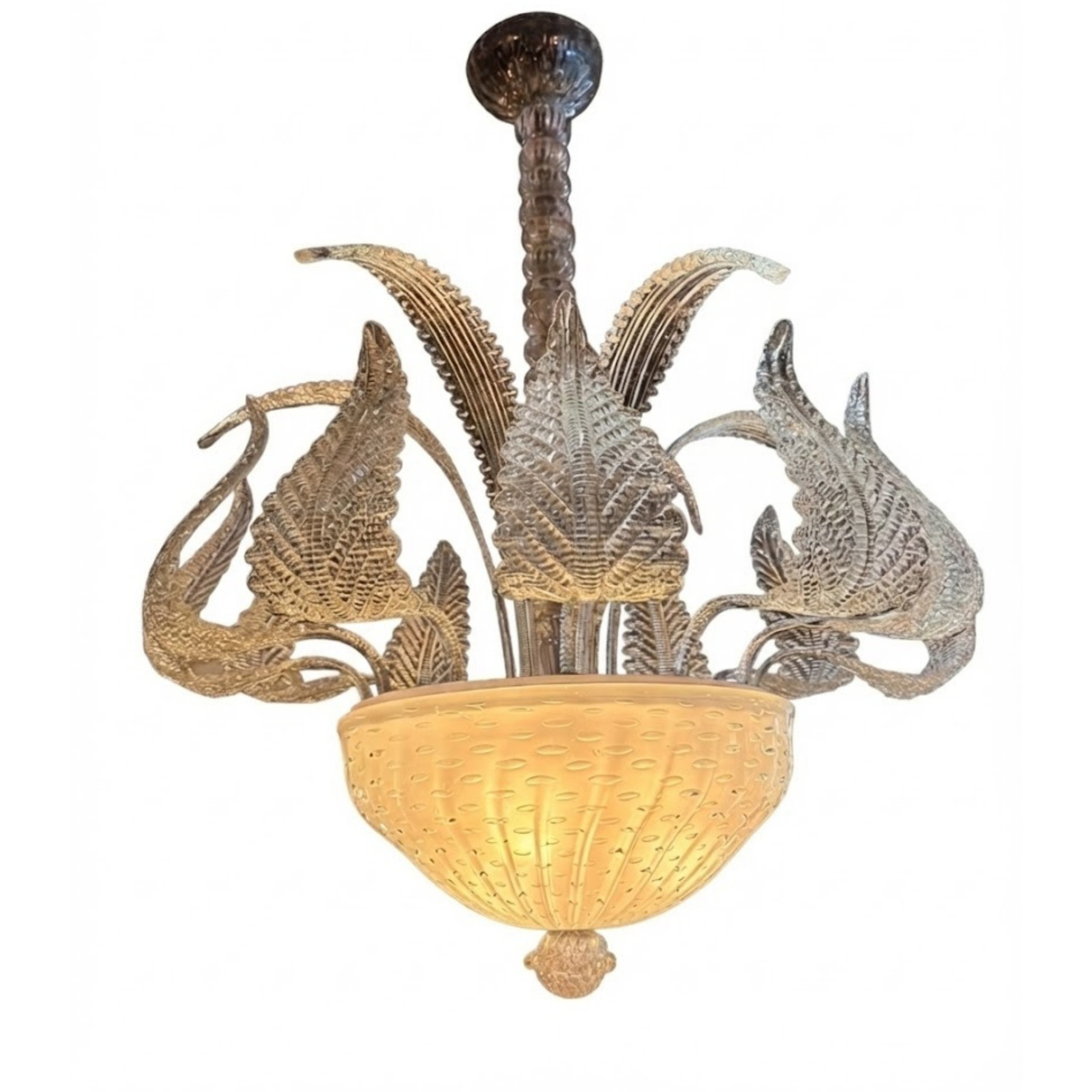 Barovier & Toso Murano Glass Chandelier
